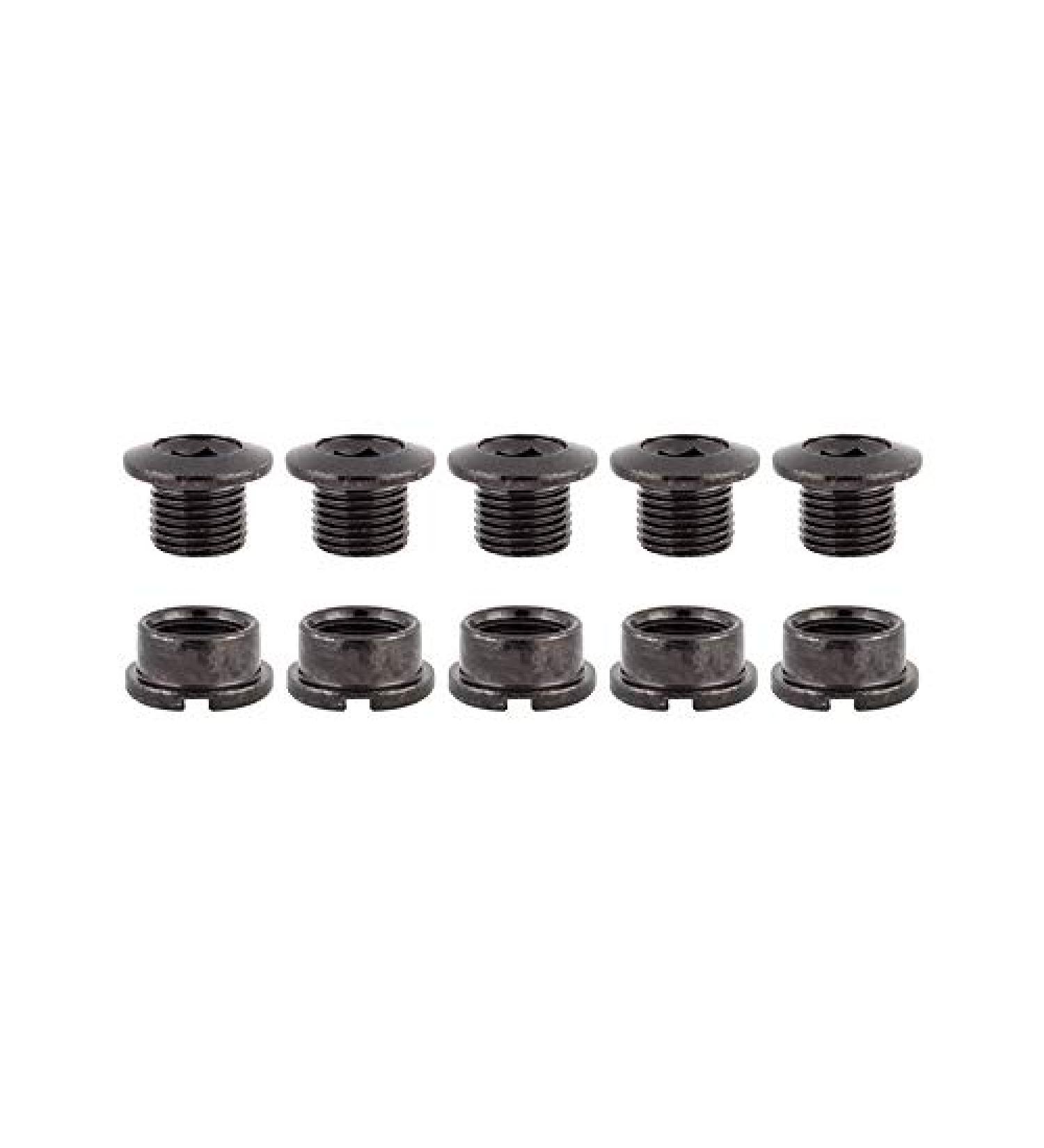 Origin8 Single-Ring Chainring Bolts Black Steel