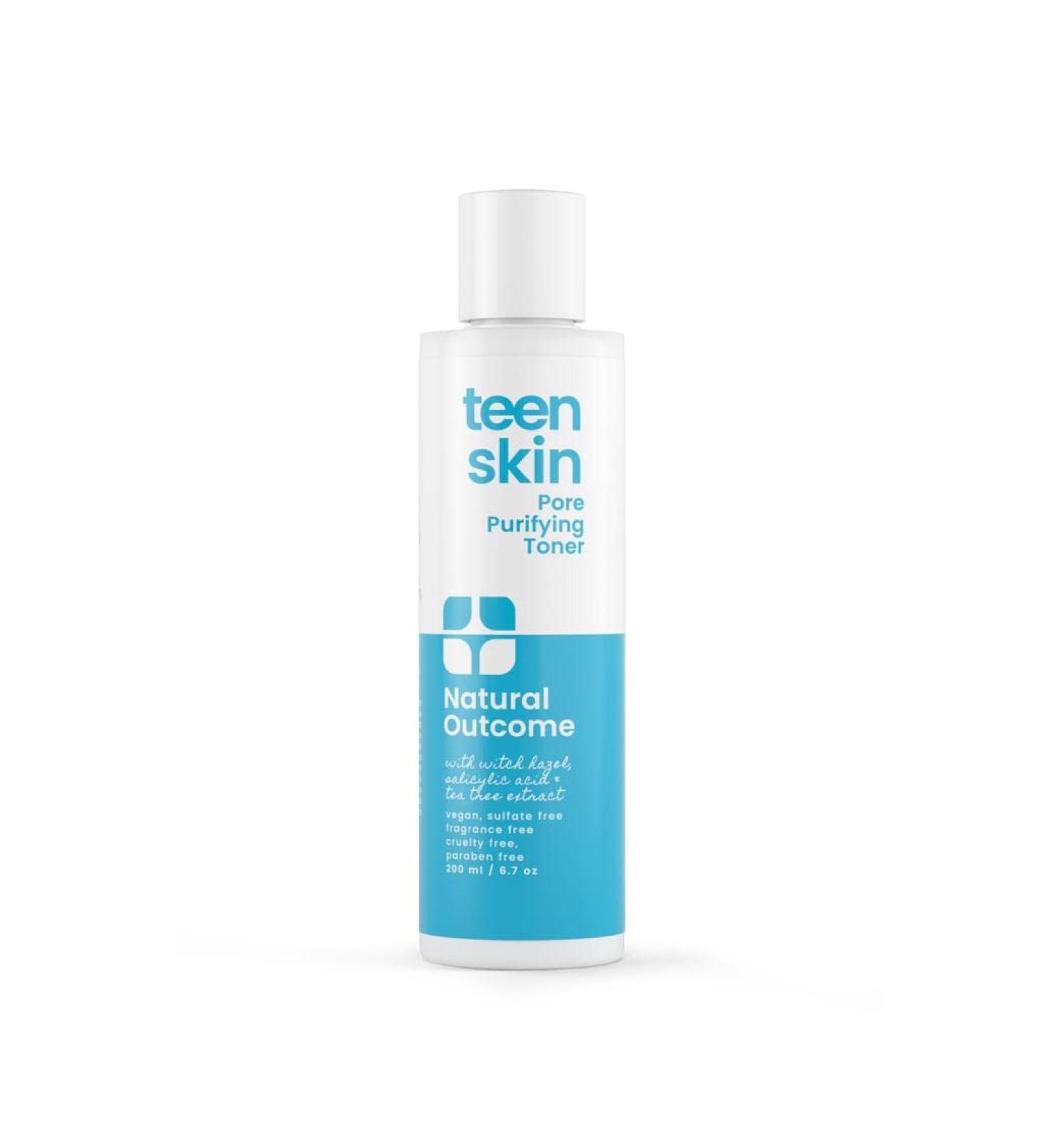 Natural Outcome Skin Care Acne Clarifying Face Toner for Teens - Salicylic Acid Astringent - Clear Acne & Purify Pores - 6.7 oz - Buy Online on SooperMarket.com