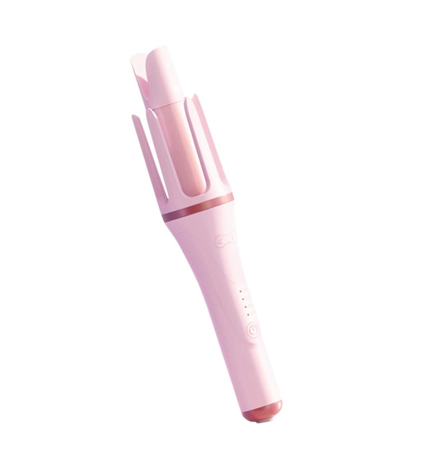 WOONEKY Fully Automatic Hair Curling Iron Hair Rollers Curler Curling Wand Crimper Hair Tool Pink Abs - Buy Online on SooperMarket.com