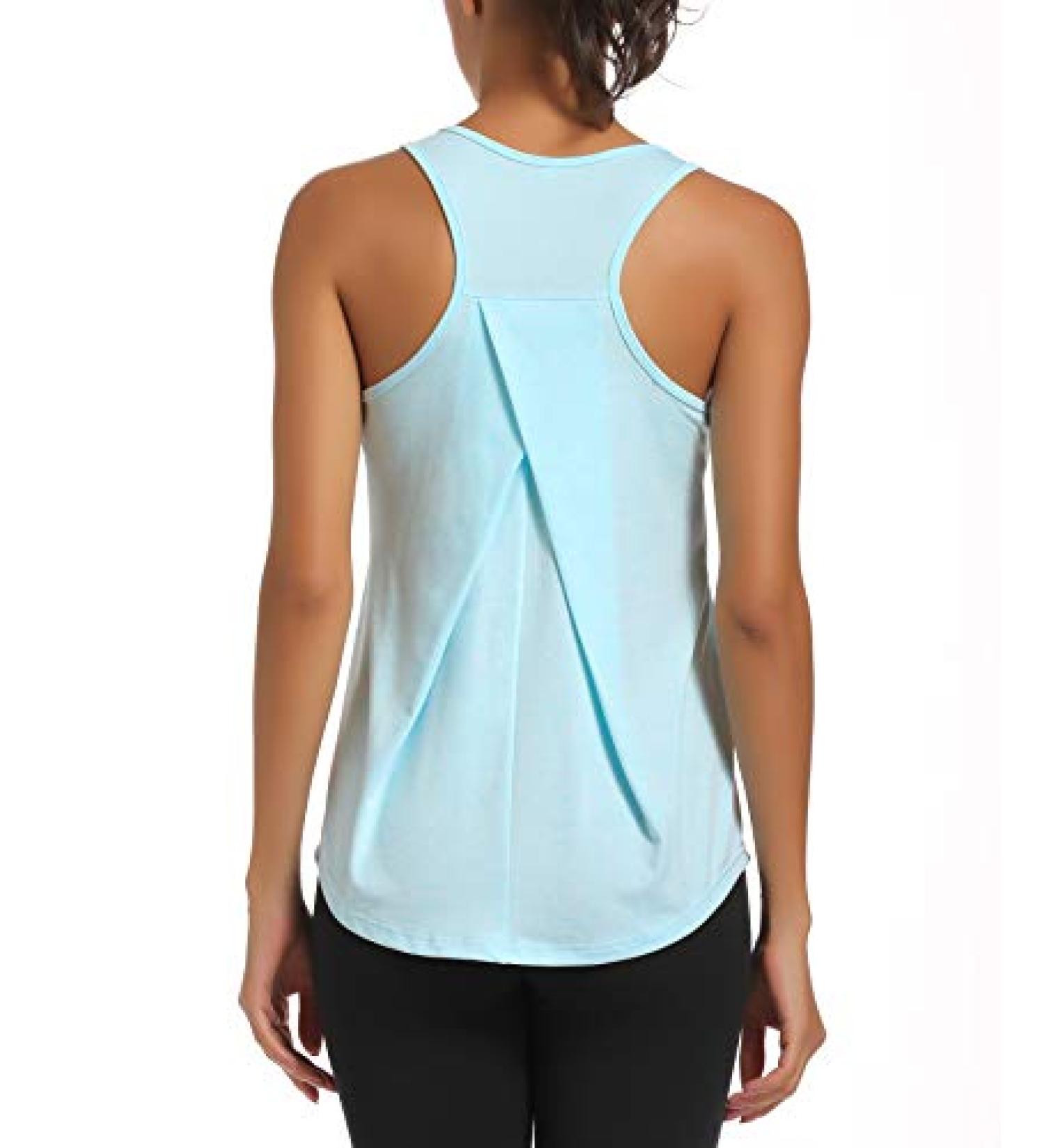 HLXFHB Women's Workout Tank Top - Sky Blue, S - Buy Online on SooperMarket.com