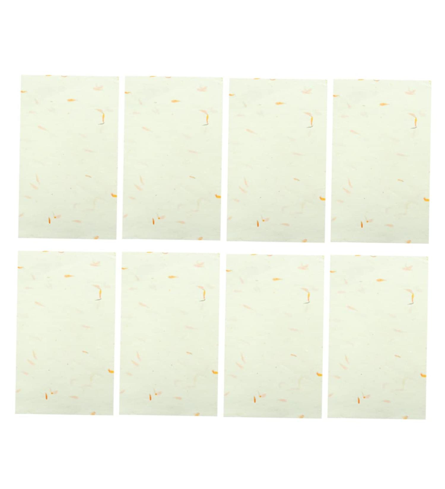COHEALI 40 Sheet White Drawing Paper Xuan Rice Papers Exercise Paper Chinese Style Botanical Pattern - Buy Online on SooperMarket.com