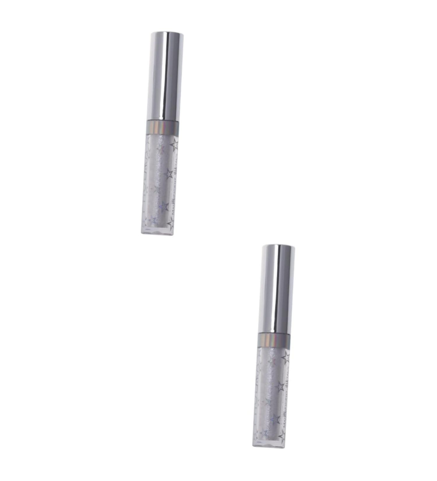 Angoily 2pcs Eyeshadow Sparkling Eyeliner Eye Topping Glitter Shiny Women Makeup Eye Shadow Water-based - Buy Online on SooperMarket.com