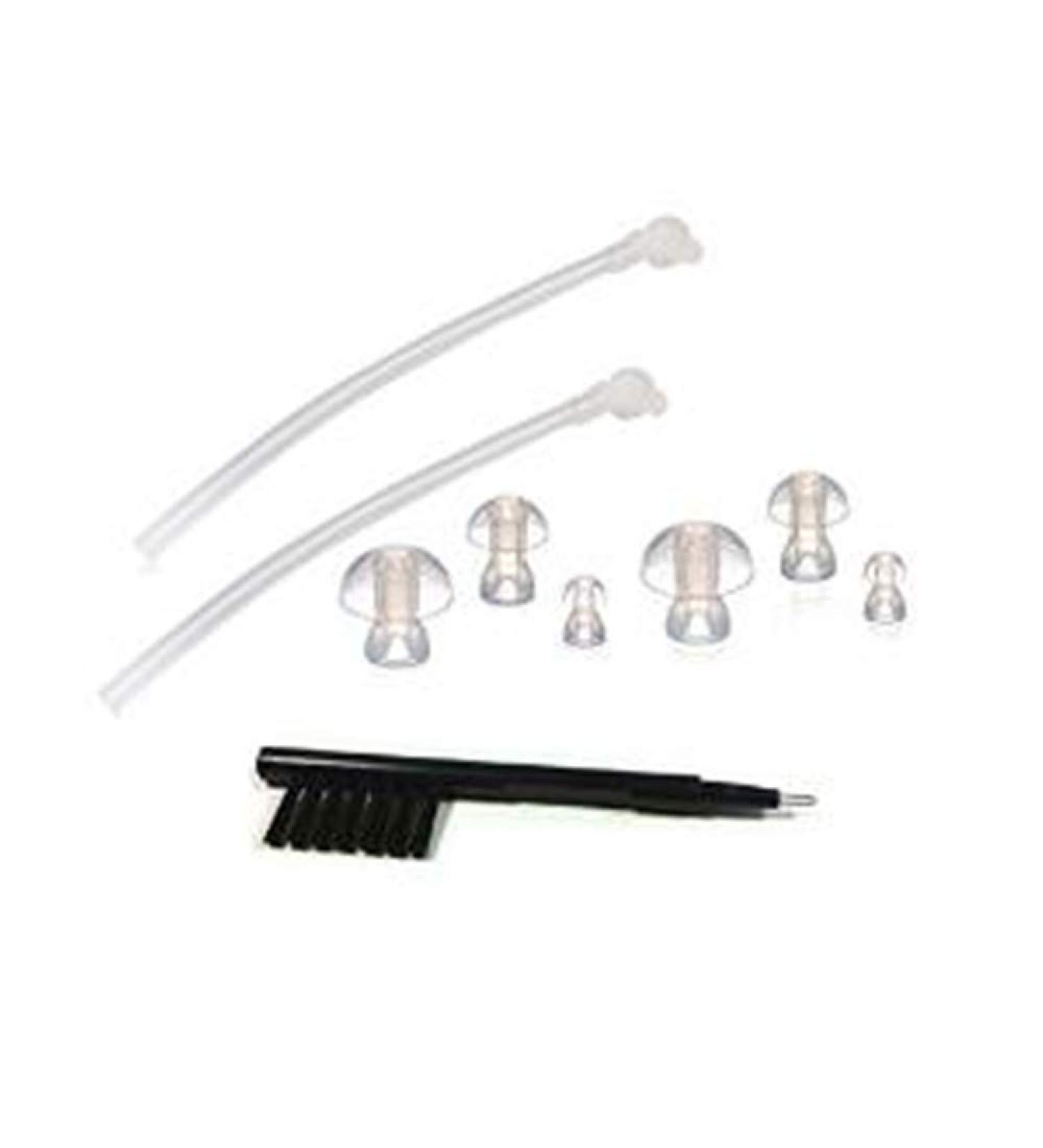 JIAHAO 2 x Sound Tubes + 6 x Ear Plugs/Pieces/Domes + 3in1 Hearing Aids Cleaning Tool - Buy Online on SooperMarket.com