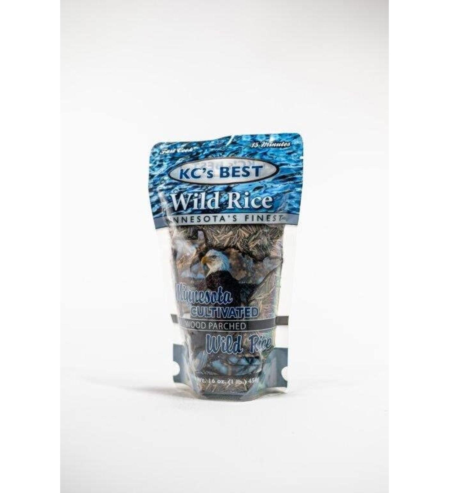 Minnesota Cultivated Wood Parched Wild Rice by KC's - Premium Quality Harvested Grains - Buy Online on SooperMarket.com