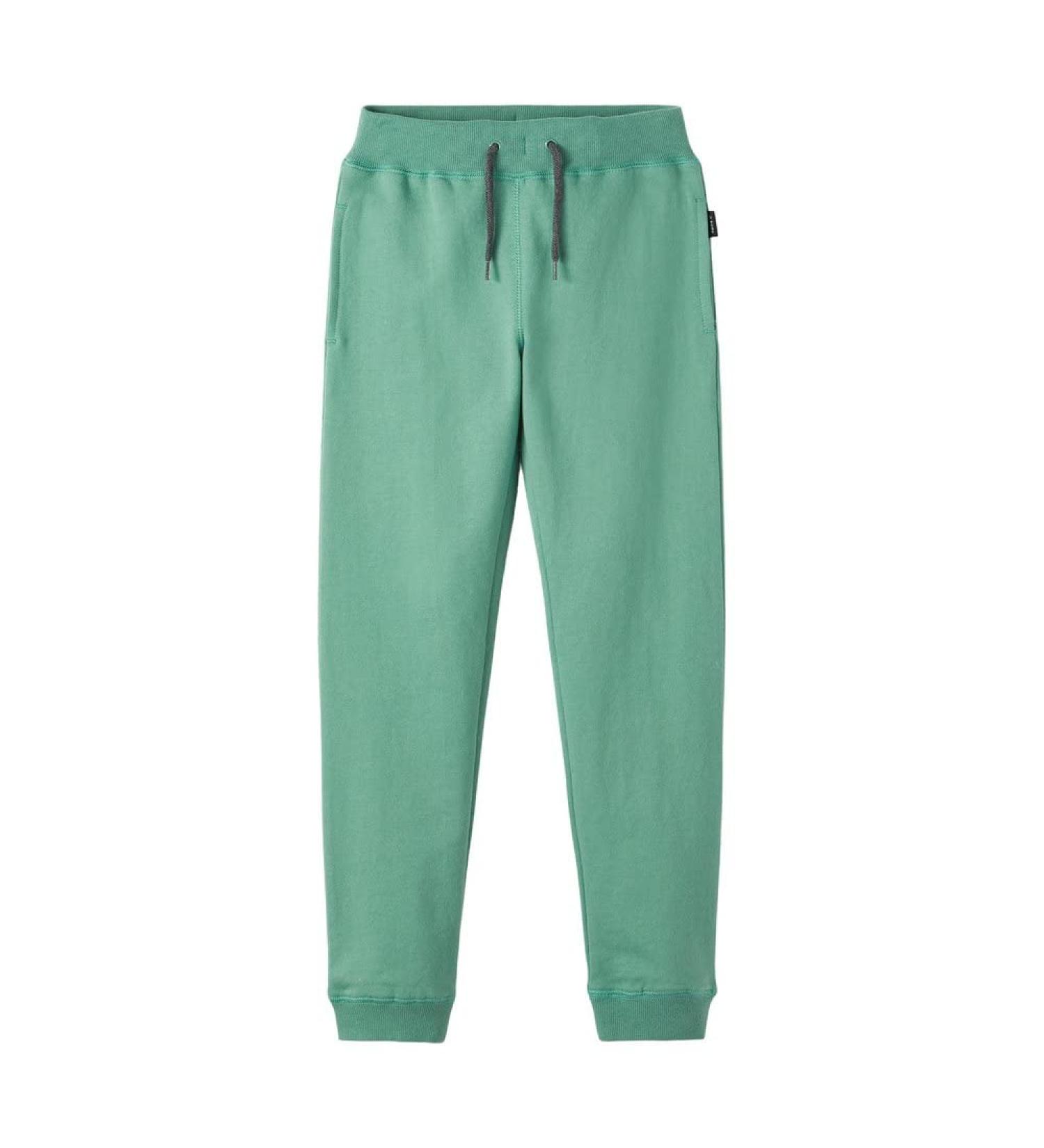 Kids Cotton Sweatpants in Frosty Spruce - Size 158 | NAME IT - Buy Online on SooperMarket.com