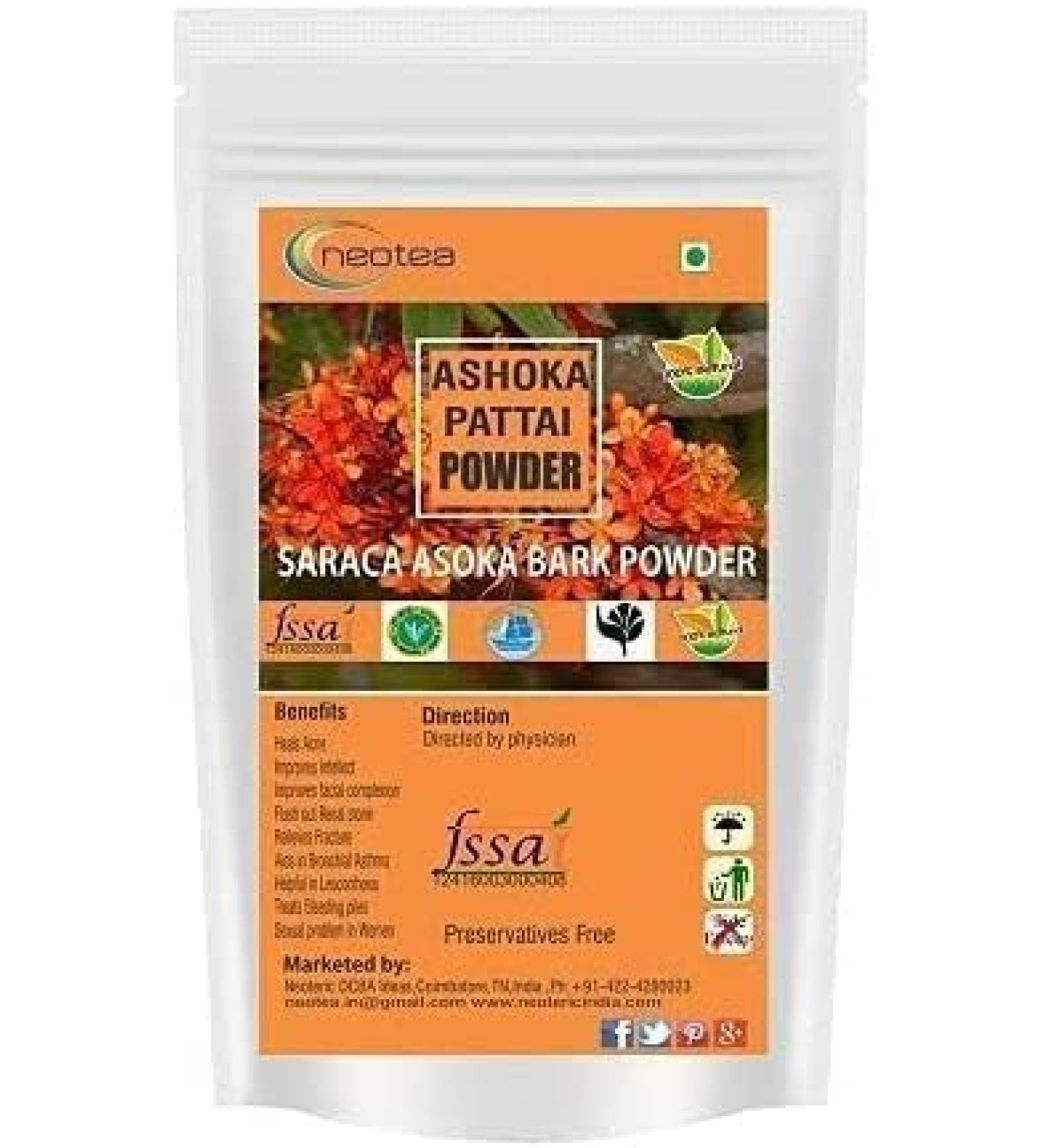 THRU Ashoka Pattai Powder Sita Ashok Achenge Asogam Saraca Asoca Saraca Indica 300 gm