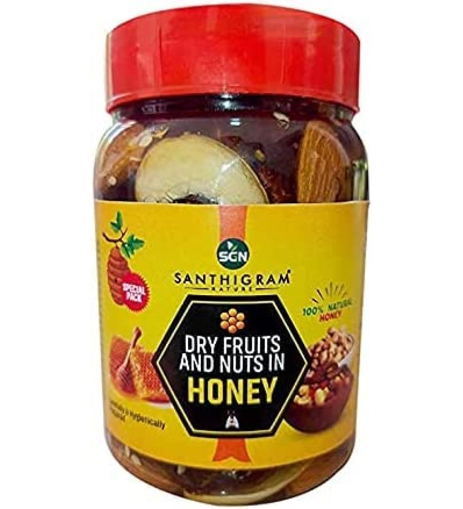AOZA Santhigram Nature Dry Fruits and Nuts with Natural Wild Honey 300g