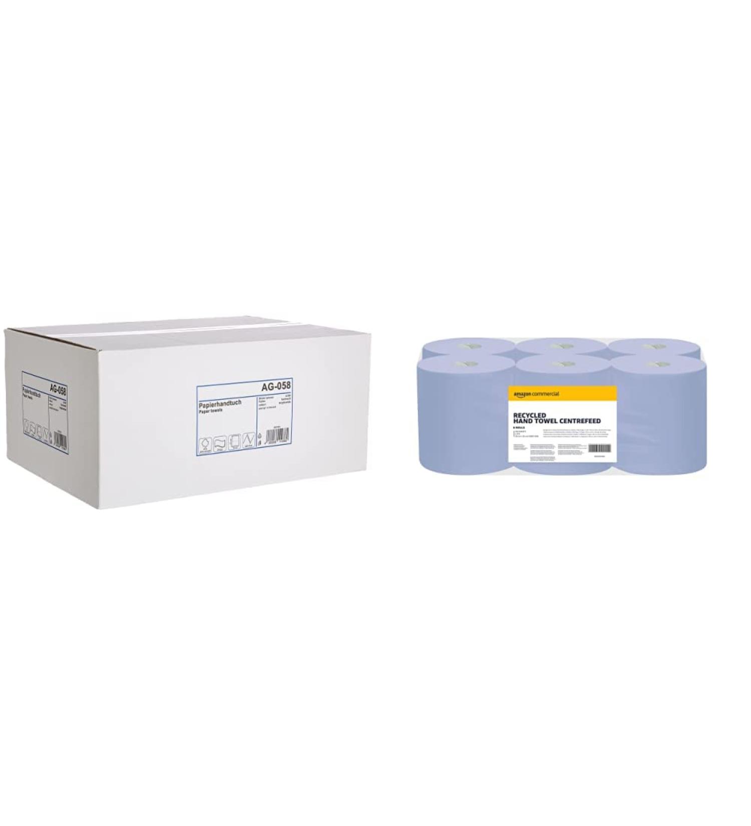 Buy Funny ZZ Fold Paper Towels & AmazonCommercial Recycled Blue Towels - High White & Eco-Friendly International Shipping Available - Buy Online on SooperMarket.com