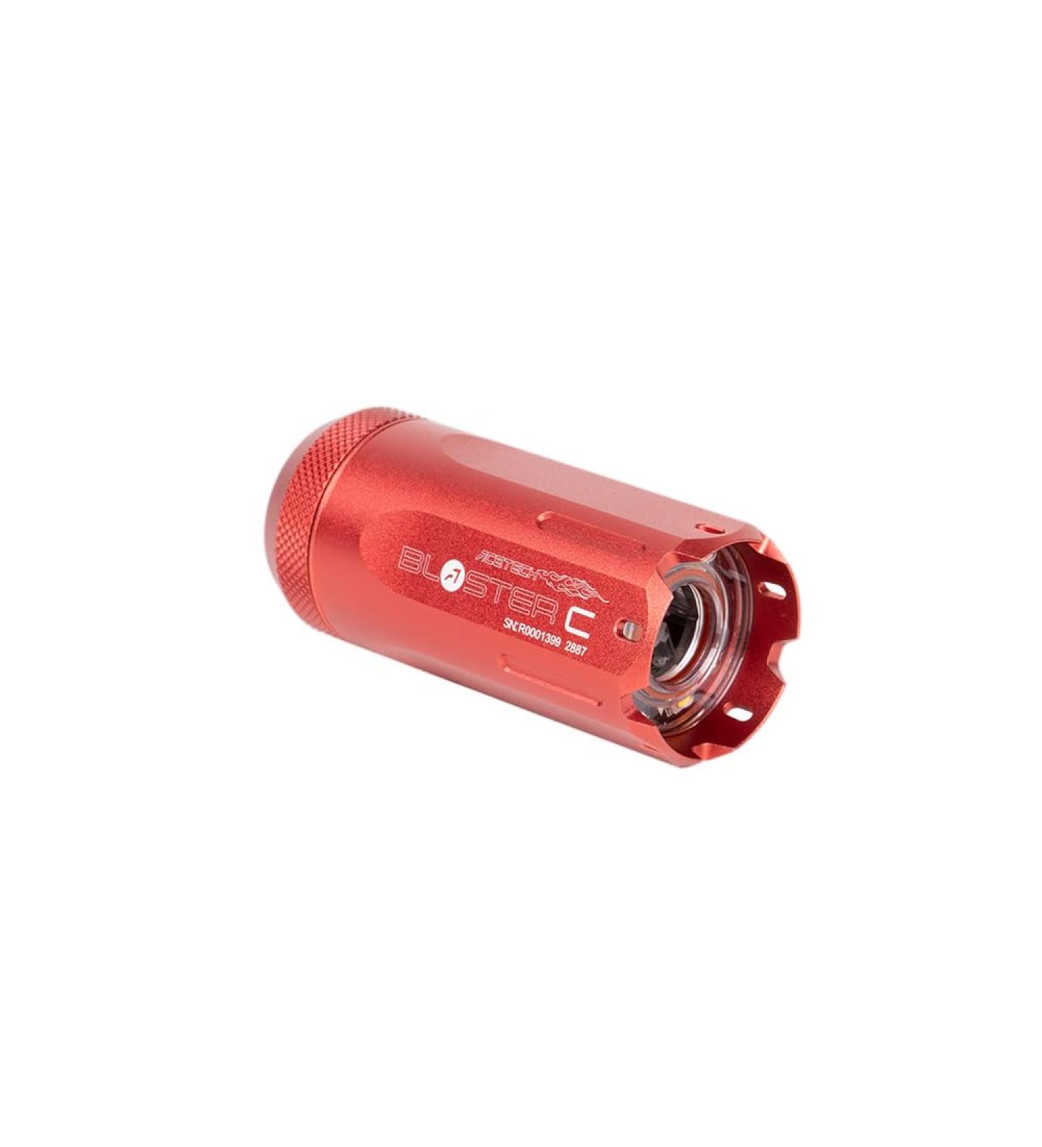 Acetech Tracer Blaster C Unit for Airsoft simulation of Muzzleflash with thread M14 CCW or M11 CW applicable to green tracer balls.red