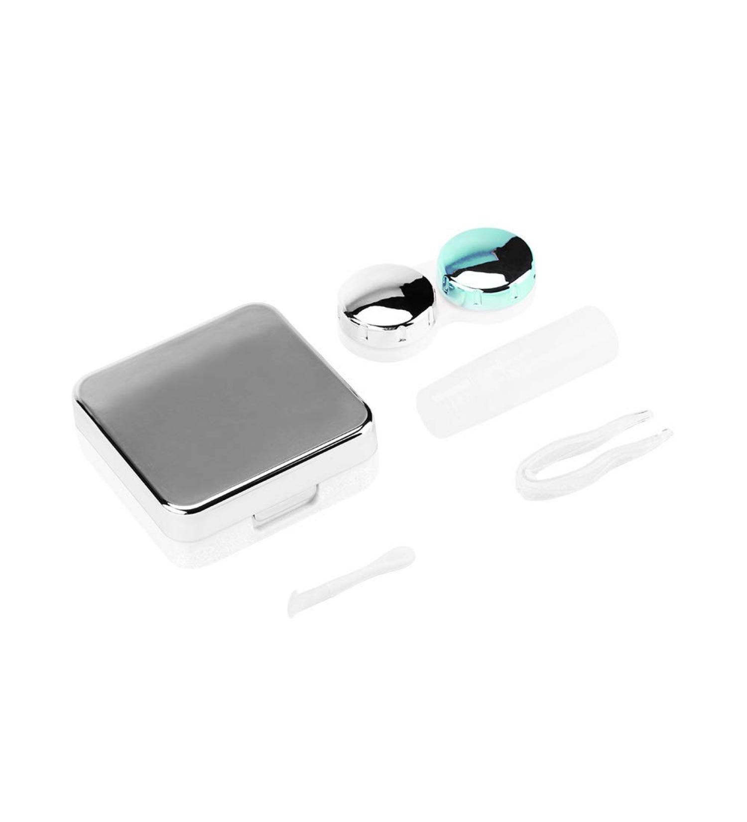 Akozone Contact Lens Container - Cute Travel Set with Mirror | Eye Care Storage Solution - Buy Online on SooperMarket.com