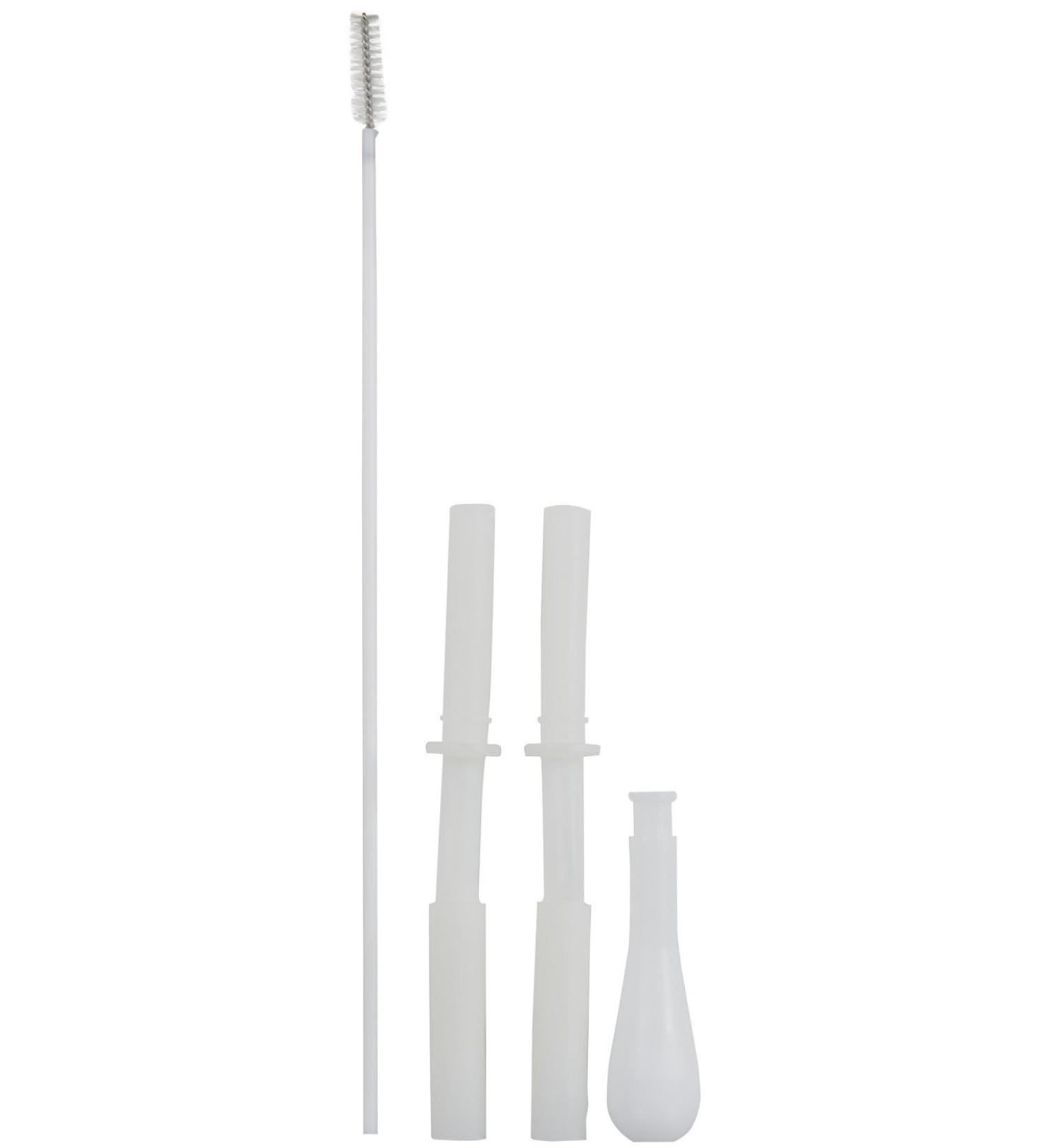 Lollaland Lollacup Straw Replacement Kit 2 Straws, 1 Weight, Cleaning Brushes BPA-Free, Made in USA - Dishwasher Safe - Buy Online on SooperMarket.com