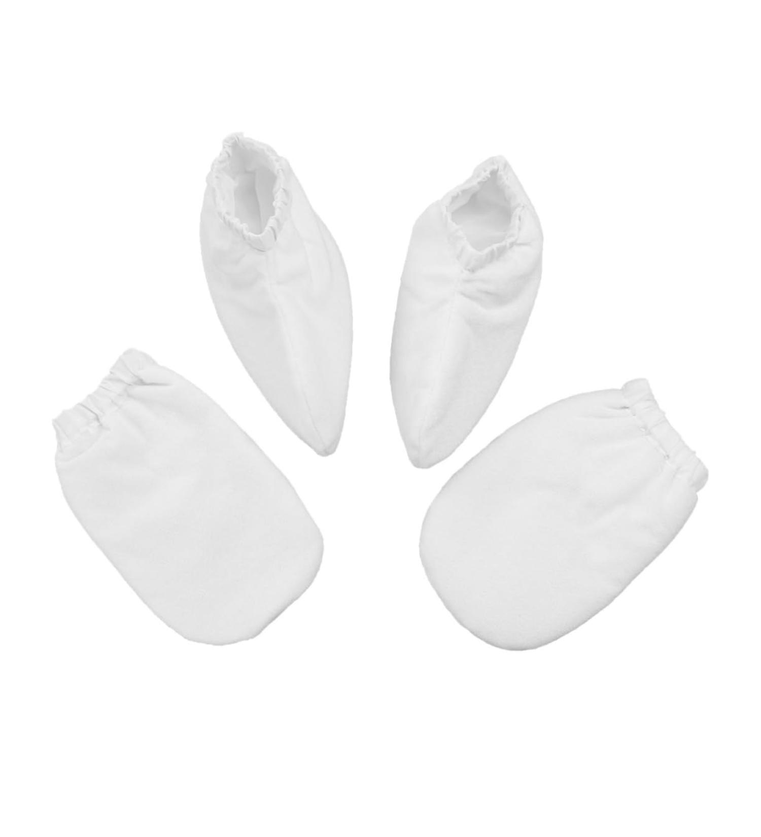 FOMIYES 2 Pairs Spa Gloves Bath Treatment Mitt Insulated Gloves Hand Treatment Mitts Paraffin Wax Gloves Foot Spa Cover Cosmetic Hand Wax White - Buy Online on SooperMarket.com