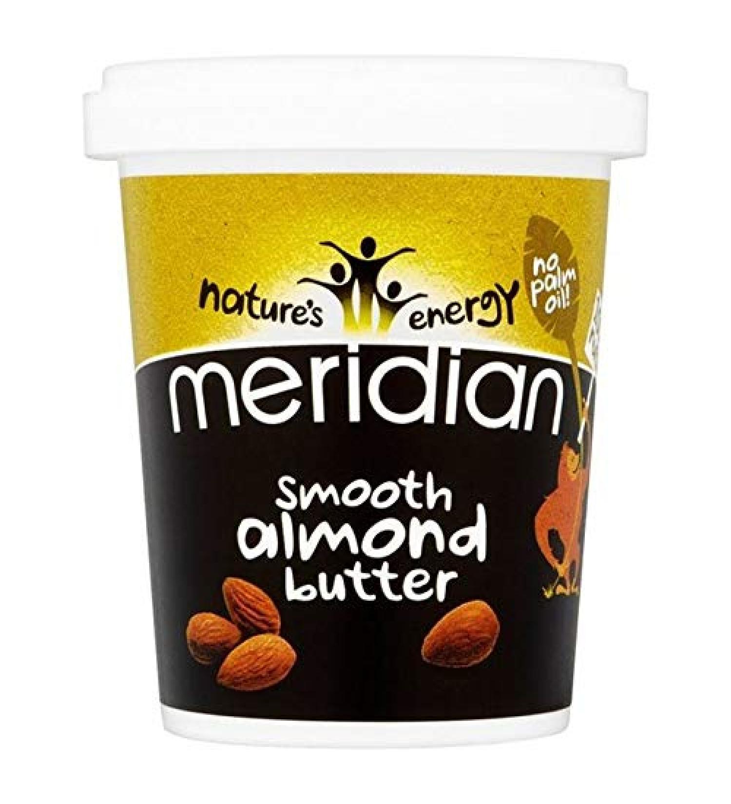 2X Meridian Smooth Almond Butter 100% 454g