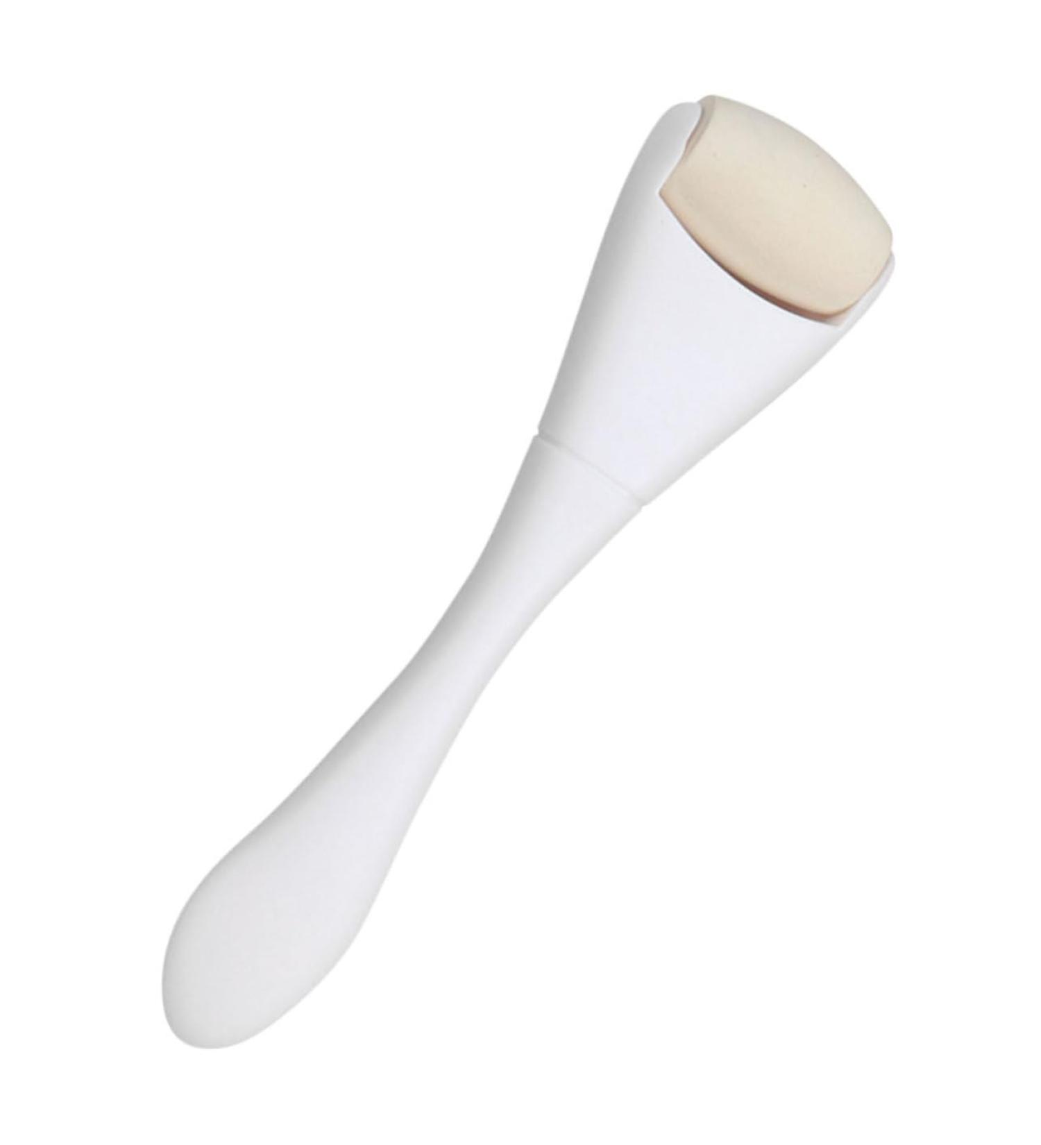 WOONEKY Oil Removal Roller Face Lift Roller Handheld Face Roller Skin Care Roller Oil Absorbing Volcanic Roller Volcano Stone Roller Face Sculpting Tool Rolling Volcano Stone Face Massager 10.30X2.70X1.50CM White - Buy Online on SooperMarket.com