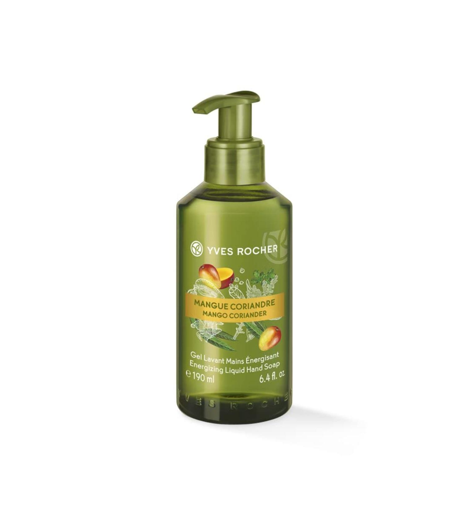 Yves Rocher Energizing Liquid Hand Wash Gel - Mango and Coriander 190 ml./6.4 fl.oz.
