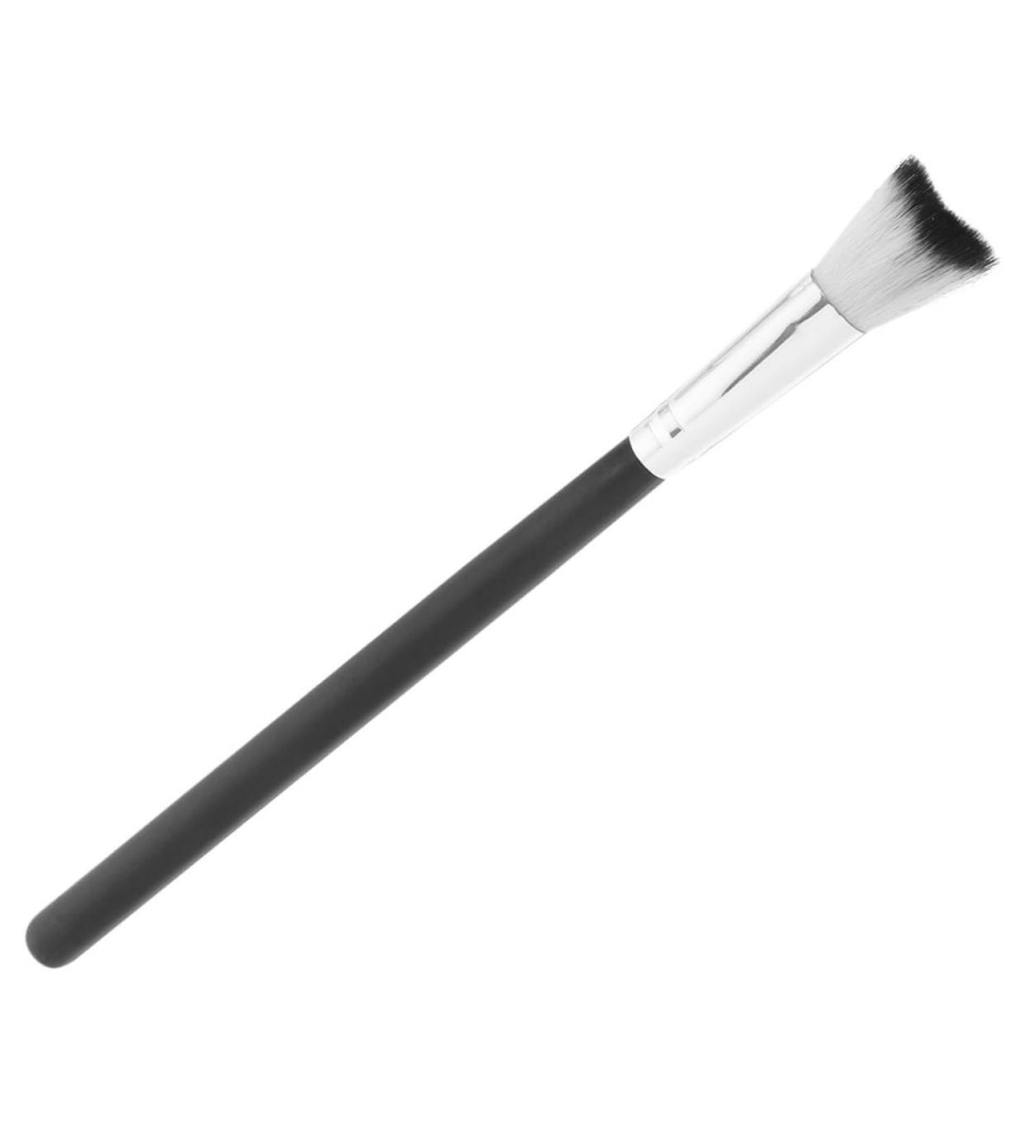 PLAFOPE Fish Tail Brush Highlighter Blush Brush Nose Contour Brushes Nose Makeup Tool Nose Makeup Brush Nose Contour Makeup Brush Blush Makeup Brush Makeup Brush for Nose Makeup Brushes 18.50X1.00X1.00CM Black - Buy Online on SooperMarket.com
