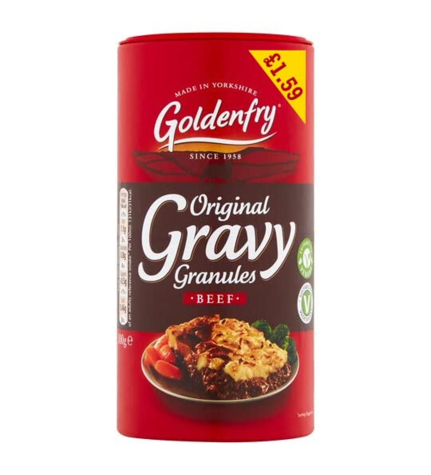 Goldenfry Beef Original Gravy Granules Tub 300g (Pack of 1)