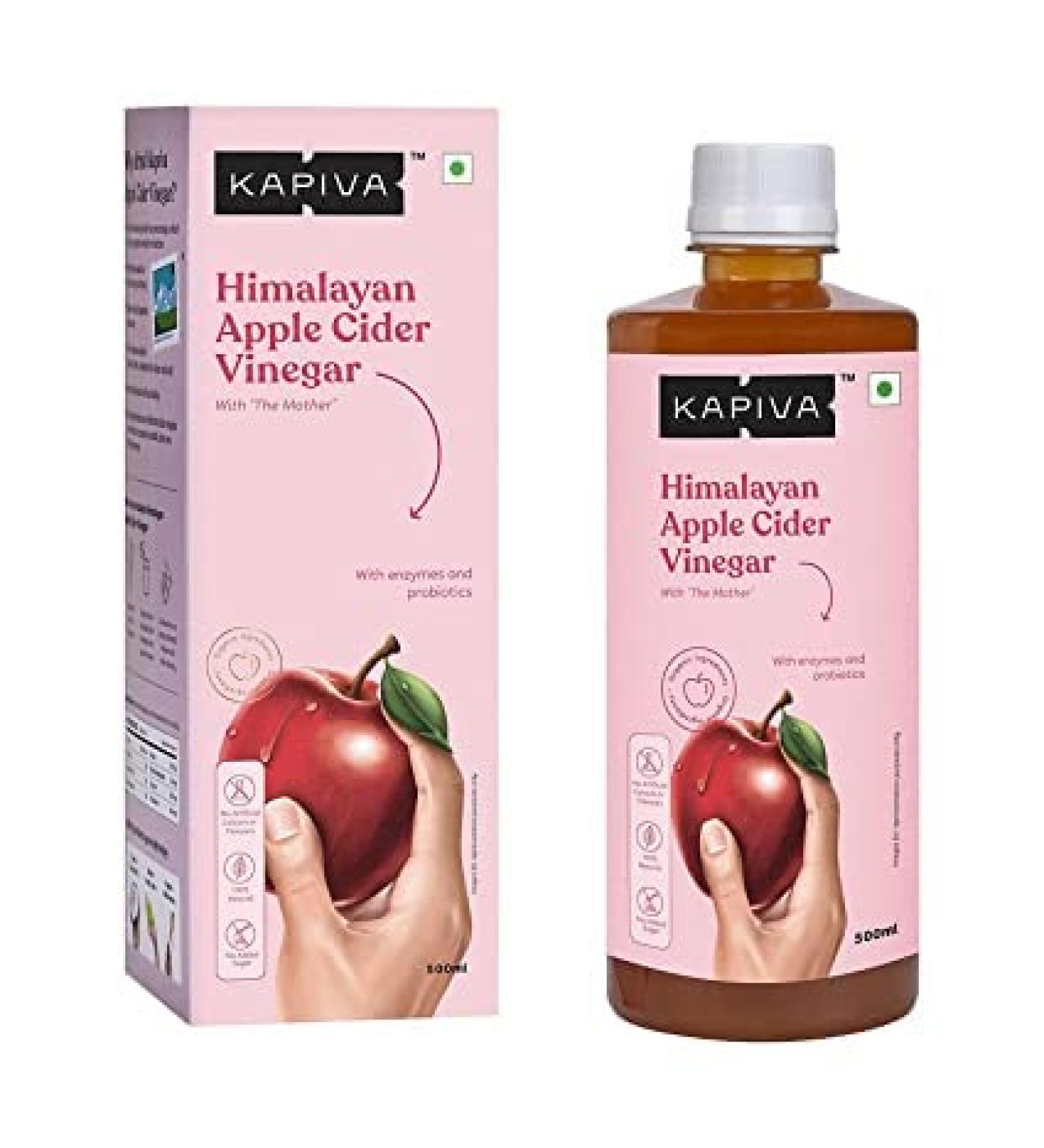 Avoka Naturals Kapiva Himalayan Apple Cider Vinegar - 500ml - Buy Online on SooperMarket.com