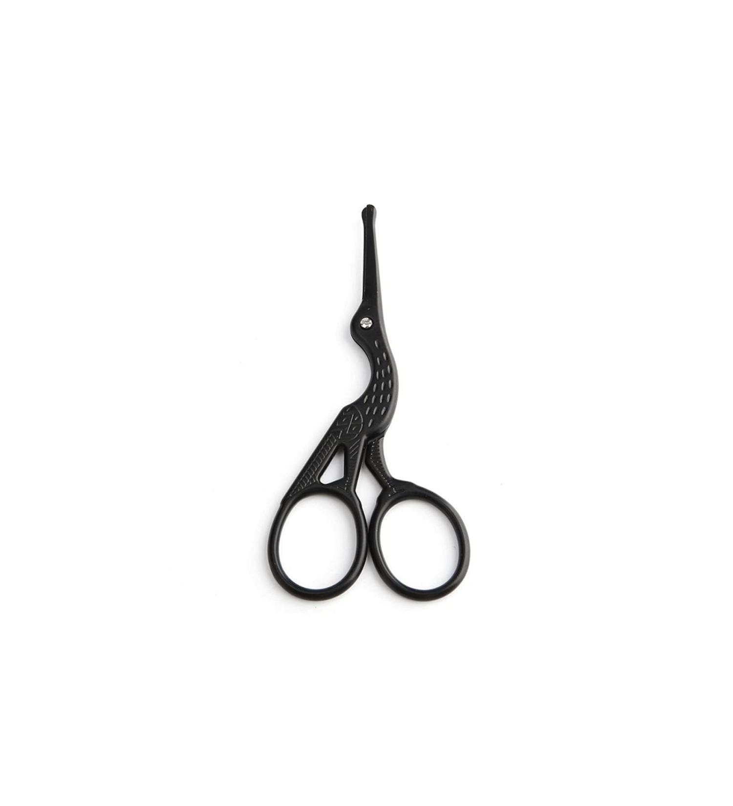 TEMKIN Nose Hair Trimmer - Stainless Steel Manual Scissors for Safe Hair Removal | Small & Efficient Trimming Tool (Black - Buy Online on SooperMarket.com