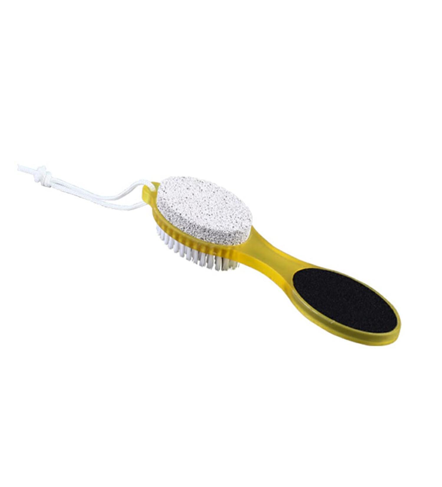 Dajidafu PP PS Foot File Replacement Solid Color Hanging Pedicure Exfoliating Dead Skin Remover Bath Brush with Lanyard Yellow - Buy Online on SooperMarket.com