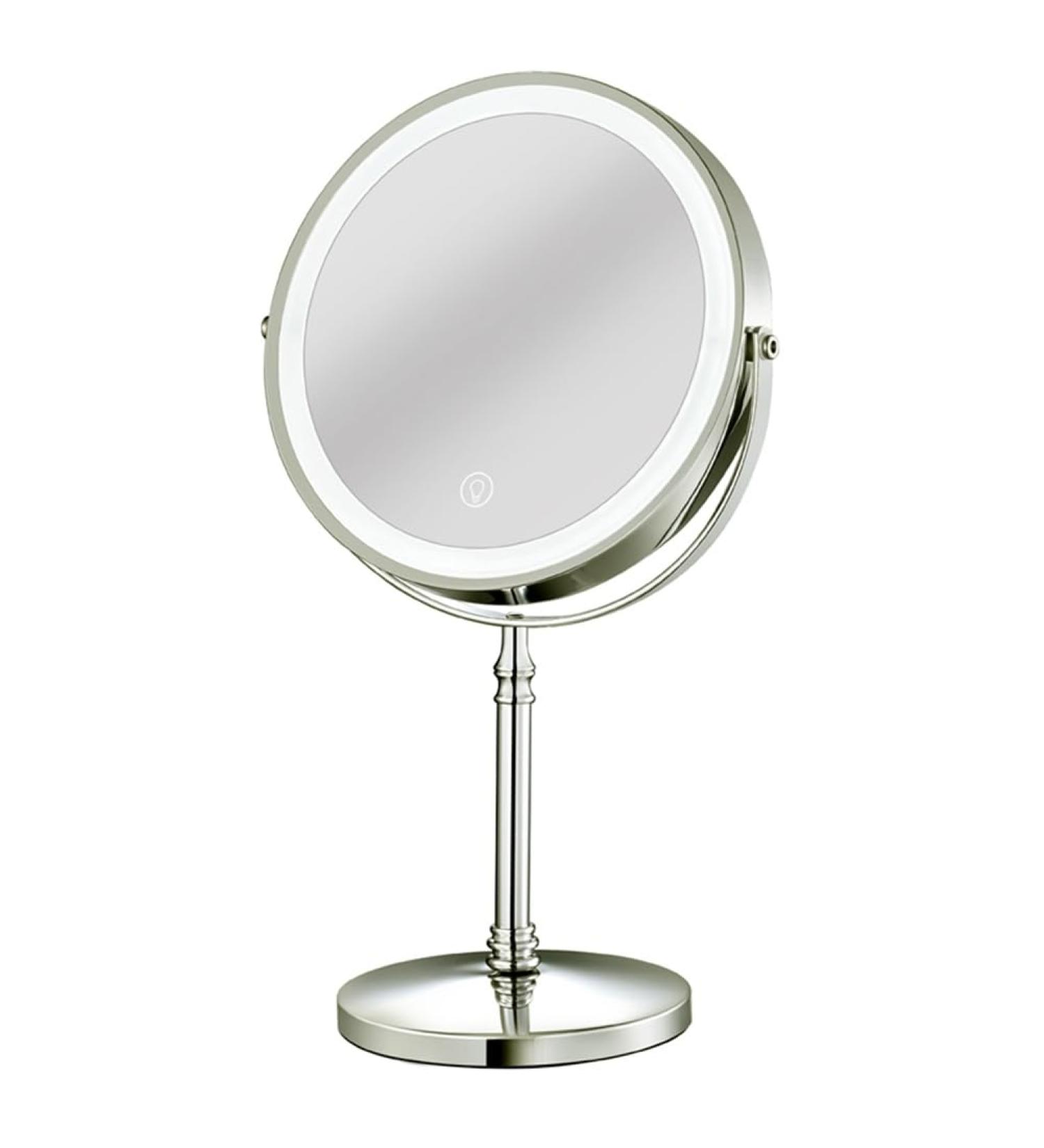 Closer 1Set 10X LED Mirror Magnification Cosmetic Mirror 2 Side Adjustable with 3 Colors B - Buy Online on SooperMarket.com