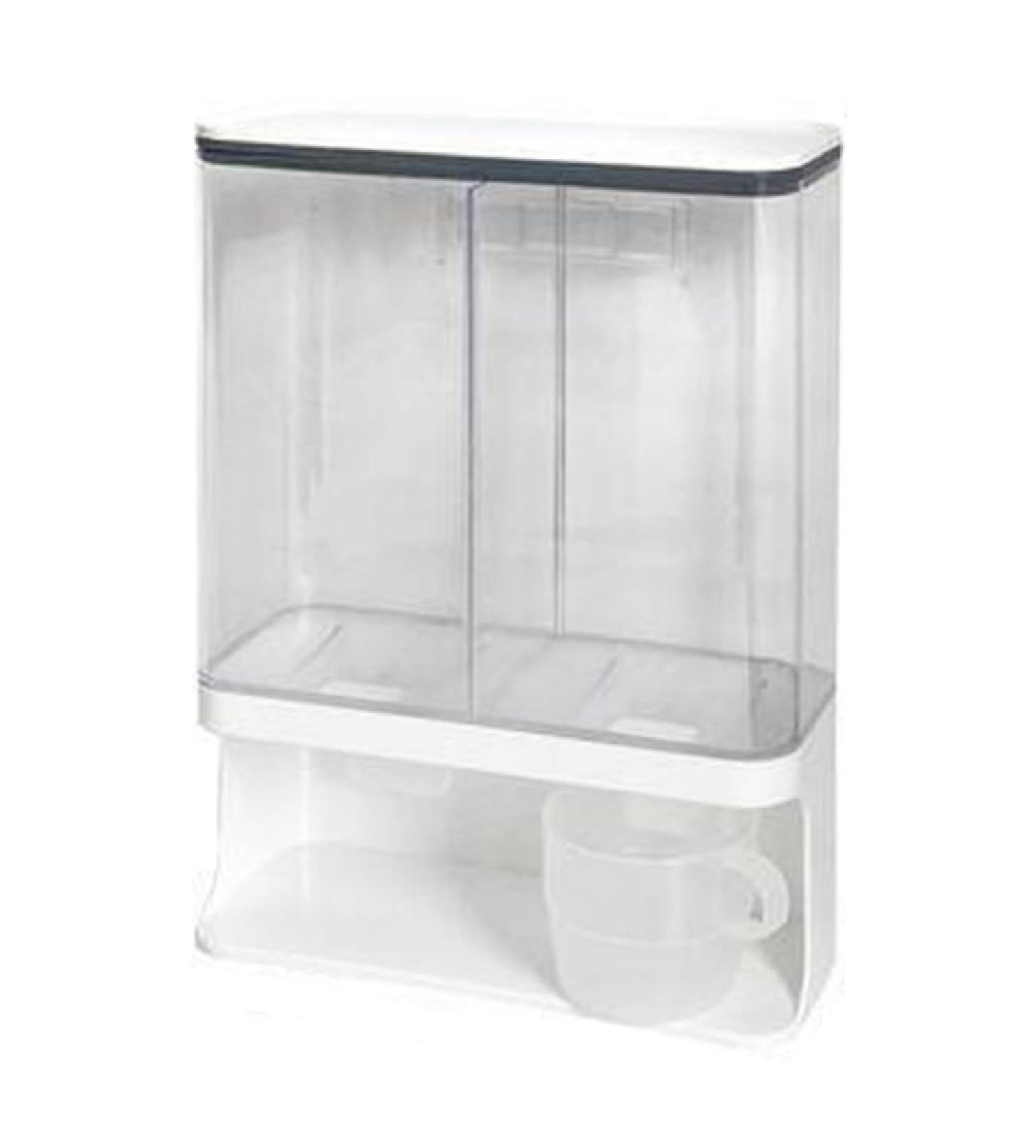 Rxuaw Laundry Scent Boosters Beads Dispenser with Cups Laundry Powder Container for Scent Booster Stain Remover Powder - Buy Online on SooperMarket.com