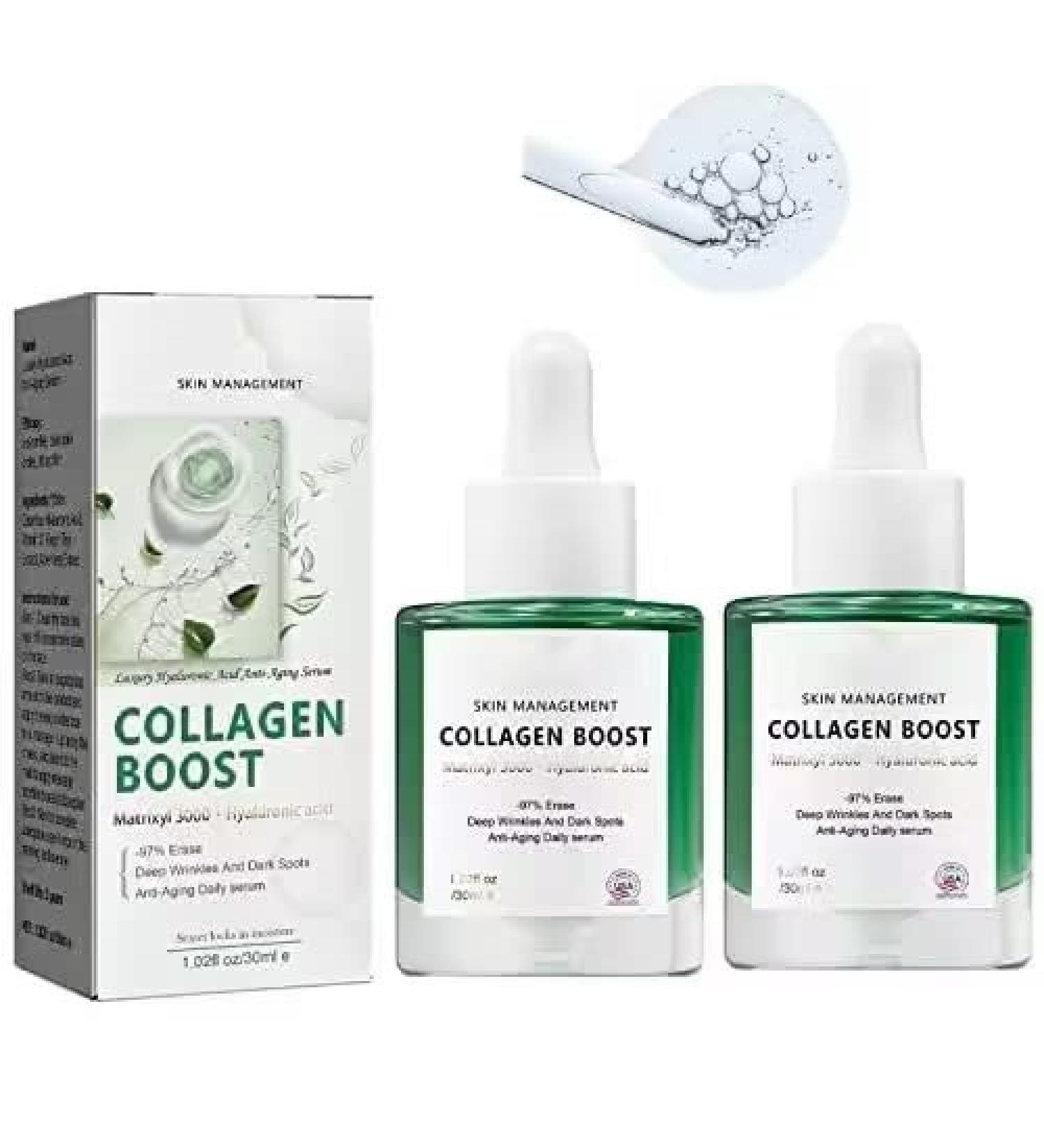 Tlopa Luxury Hyaluronic Acid & Collagen Boost Anti-Aging Serum Set - Natural Ingredients for All Skin Types - Buy Online on SooperMarket.com