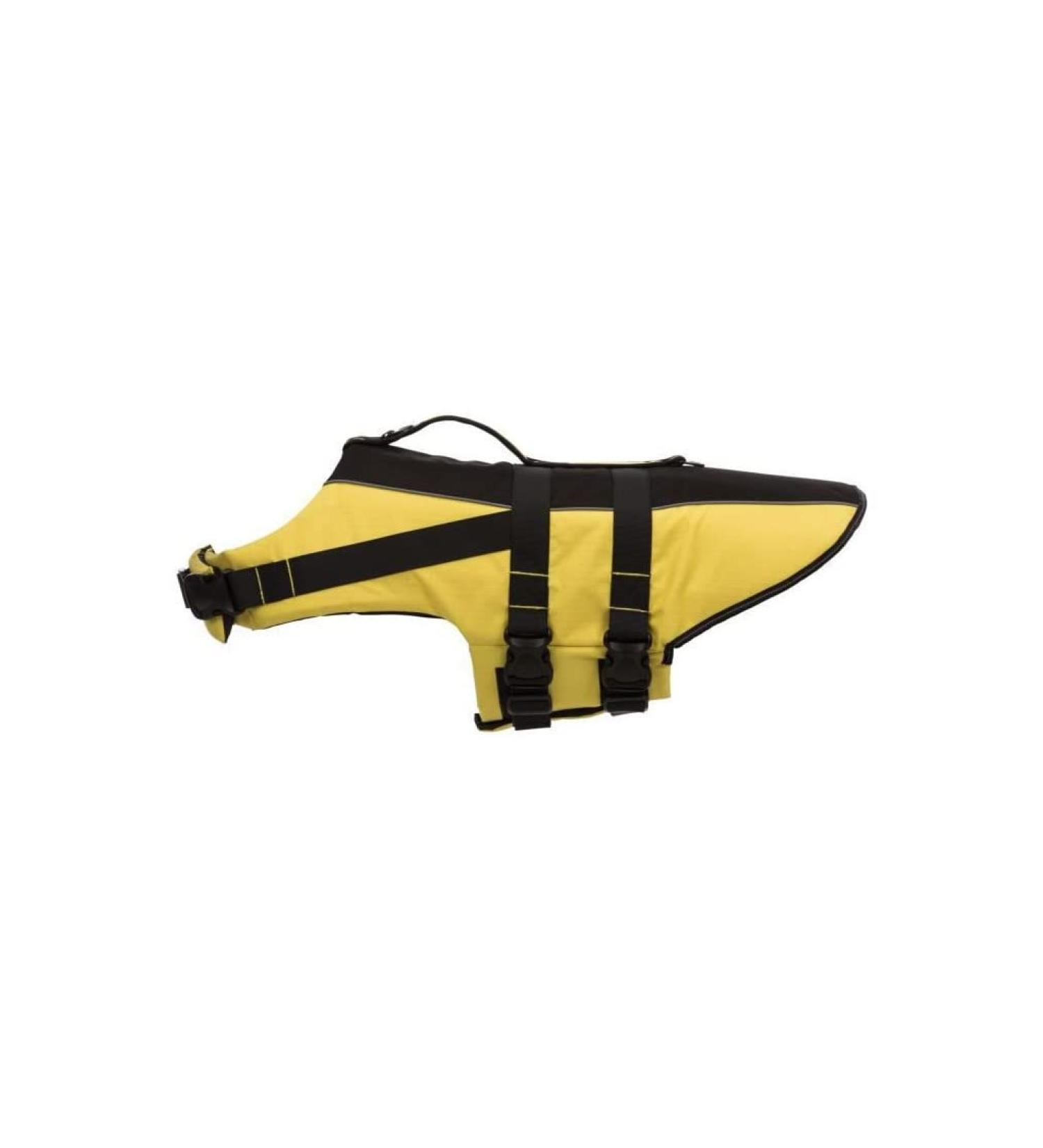 Trixie 30129 Dog Life Jacket XL - Black/Yellow | Best Safety Floatation for Dogs - International Shipping Available - Buy Online on SooperMarket.com