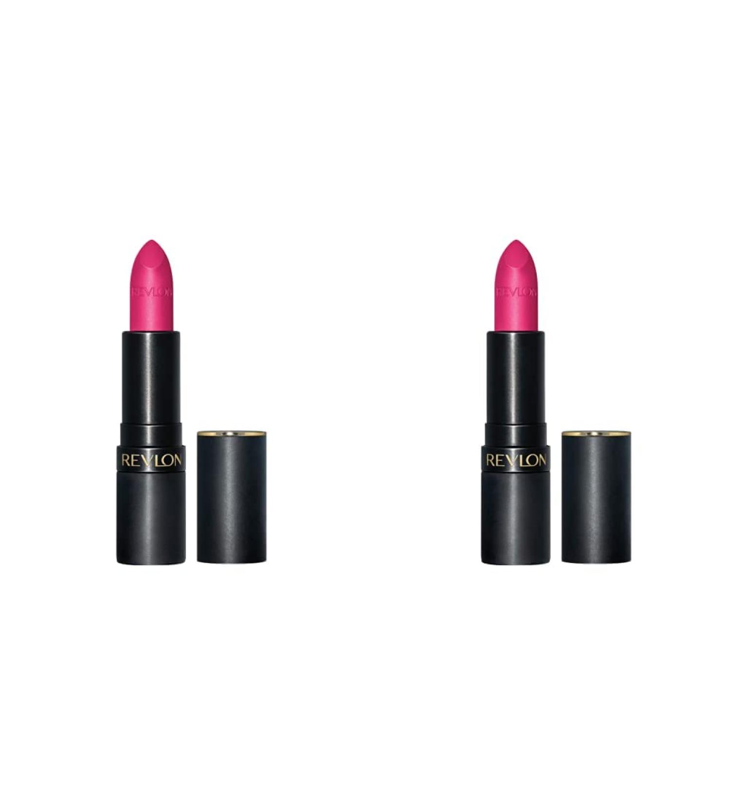 REVLON Super Lustrous The Luscious Mattes Lipstick Pink 005 Heartbreaker 0.15 oz (2 Pack) - Buy Online on SooperMarket.com