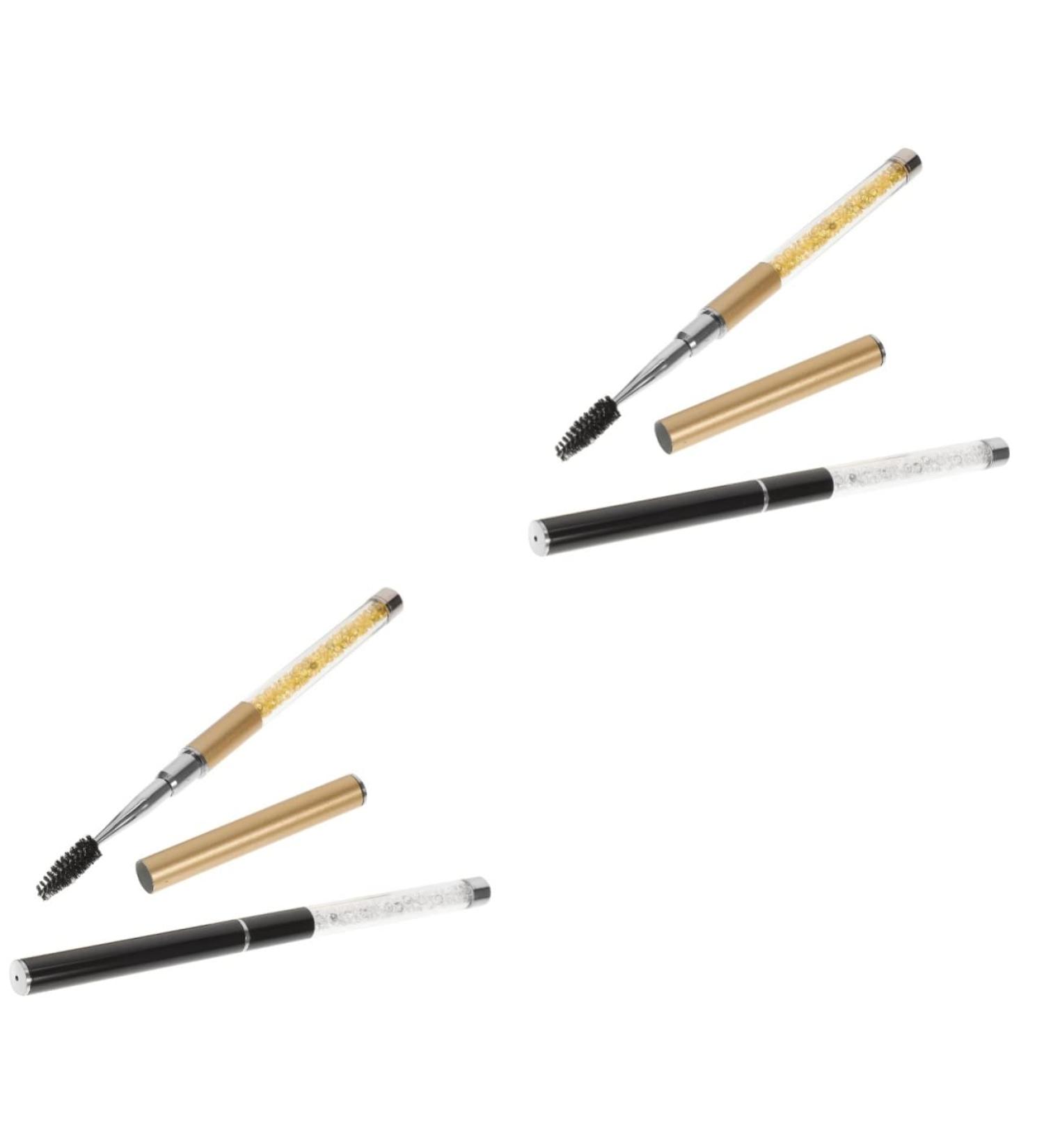 Balacoo 4 Pcs Grafting Eyelash Brush Set | Eyeliner Stamp White Eyeliner Eyebrow Spoolie & Glitter Gel | Perfect Eye Makeup Tool for Stunning Looks - Buy Online on SooperMarket.com