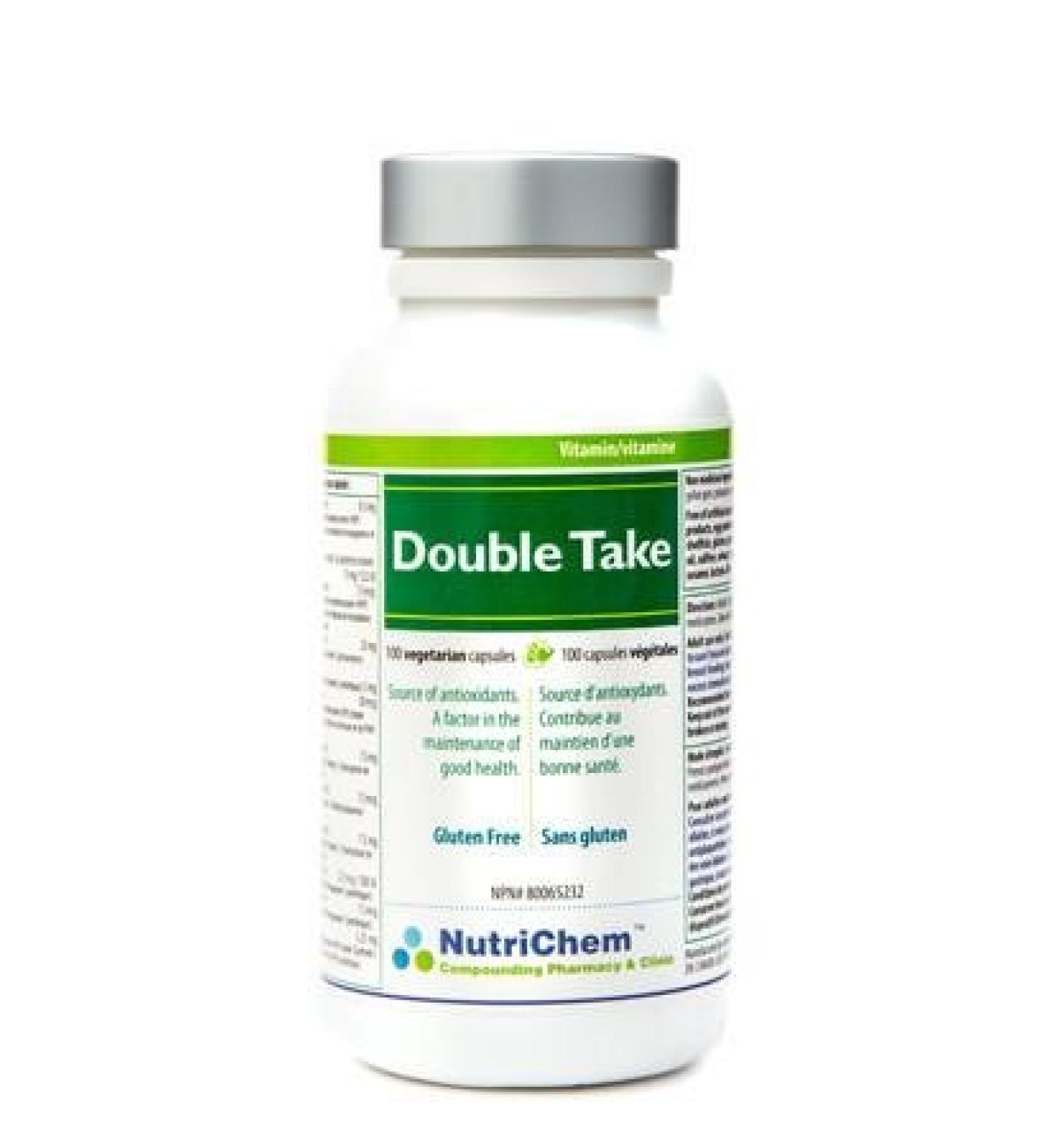 NutriChem Double Take Multivitamin | Bioavailable | Curcumin | CoQ10 | Adult Daily Vitamin | Immune Boosting | 100c - Buy Online on SooperMarket.com