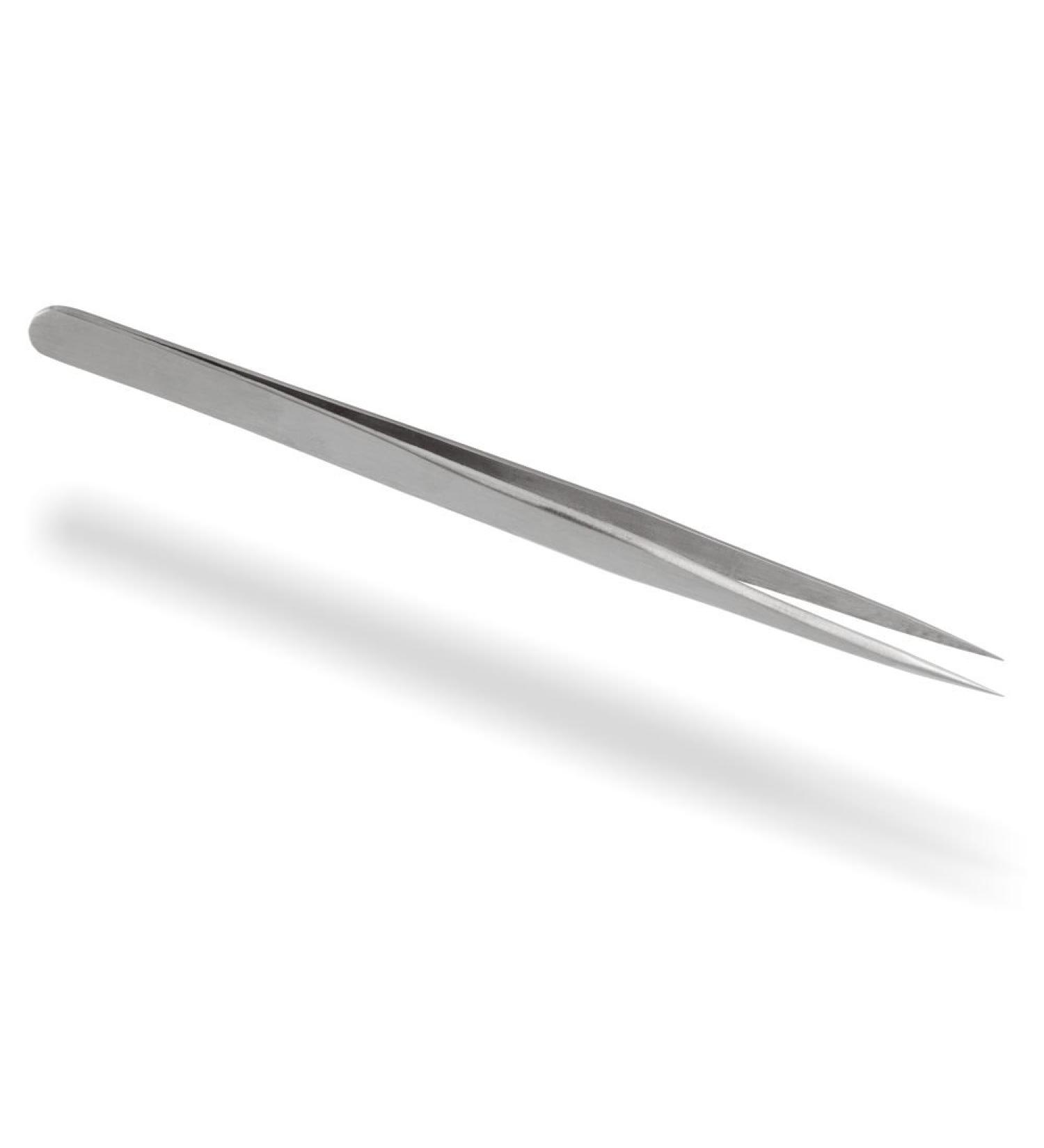 Professional tweezers with pointed ends stainless steel for rhinestones pearls and other nail art