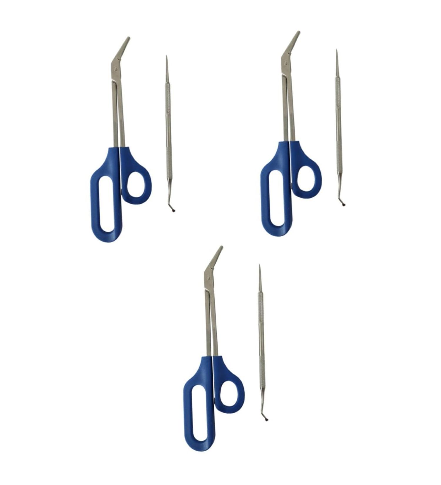 minkissy 3 Sets Manicure Kit Best Drill Bits for Stainless Steel Limas De U as Fingernail Files Daily Life for a Friend Everyday Dal Silver Color Nail Kits Nail Set Long Handle Elder - Buy Online on SooperMarket.com