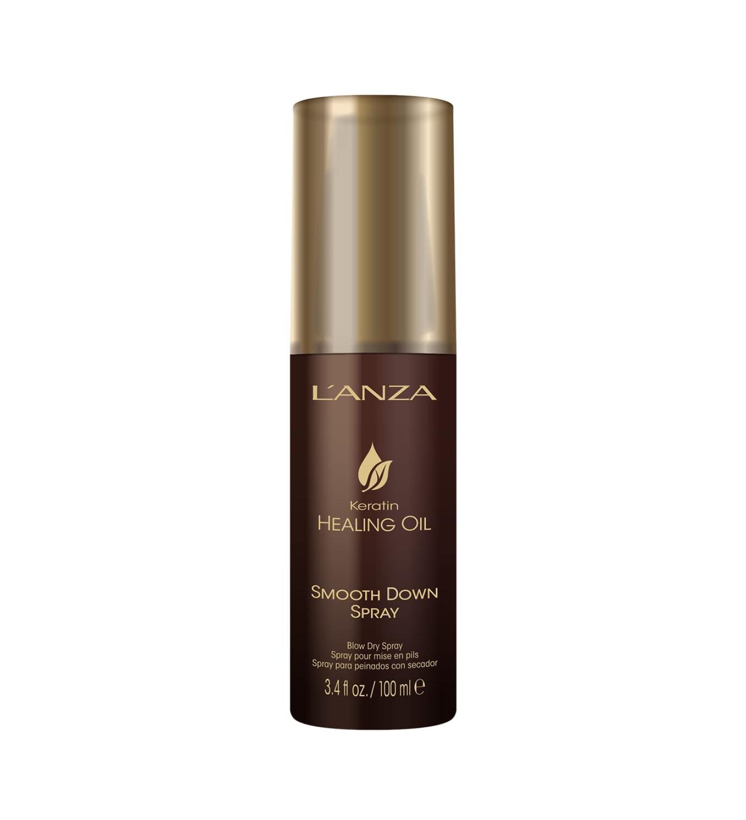 L'ANZA Keratin Healing Oil Smooth Down Spray 3.4 Fl Oz - Hydrating & Smoothing Hair Treatment - Buy Online on SooperMarket.com