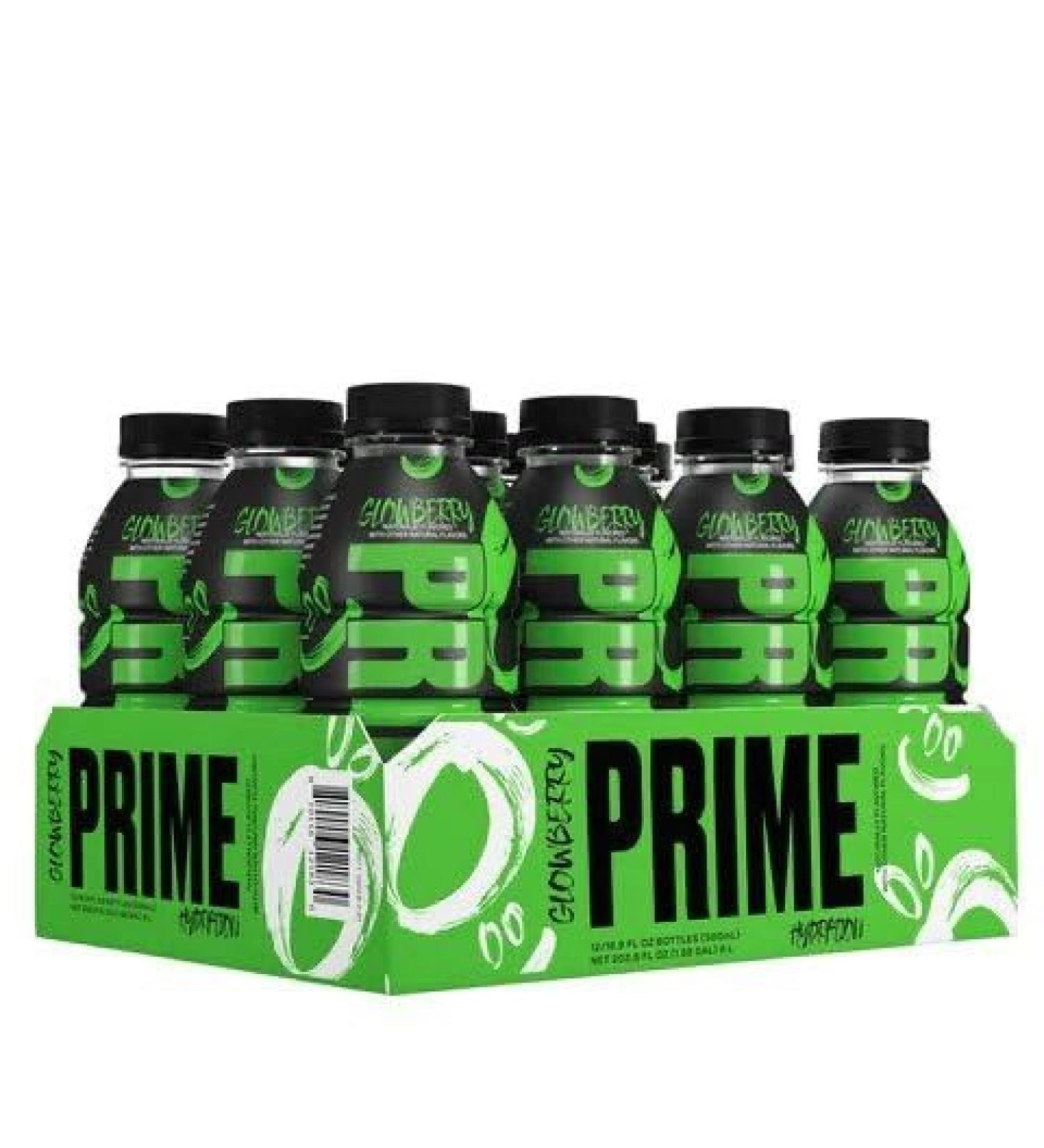 Prime Glowberry Drink By Logan Paul & KSI (500ml) Case of 12 - US Import