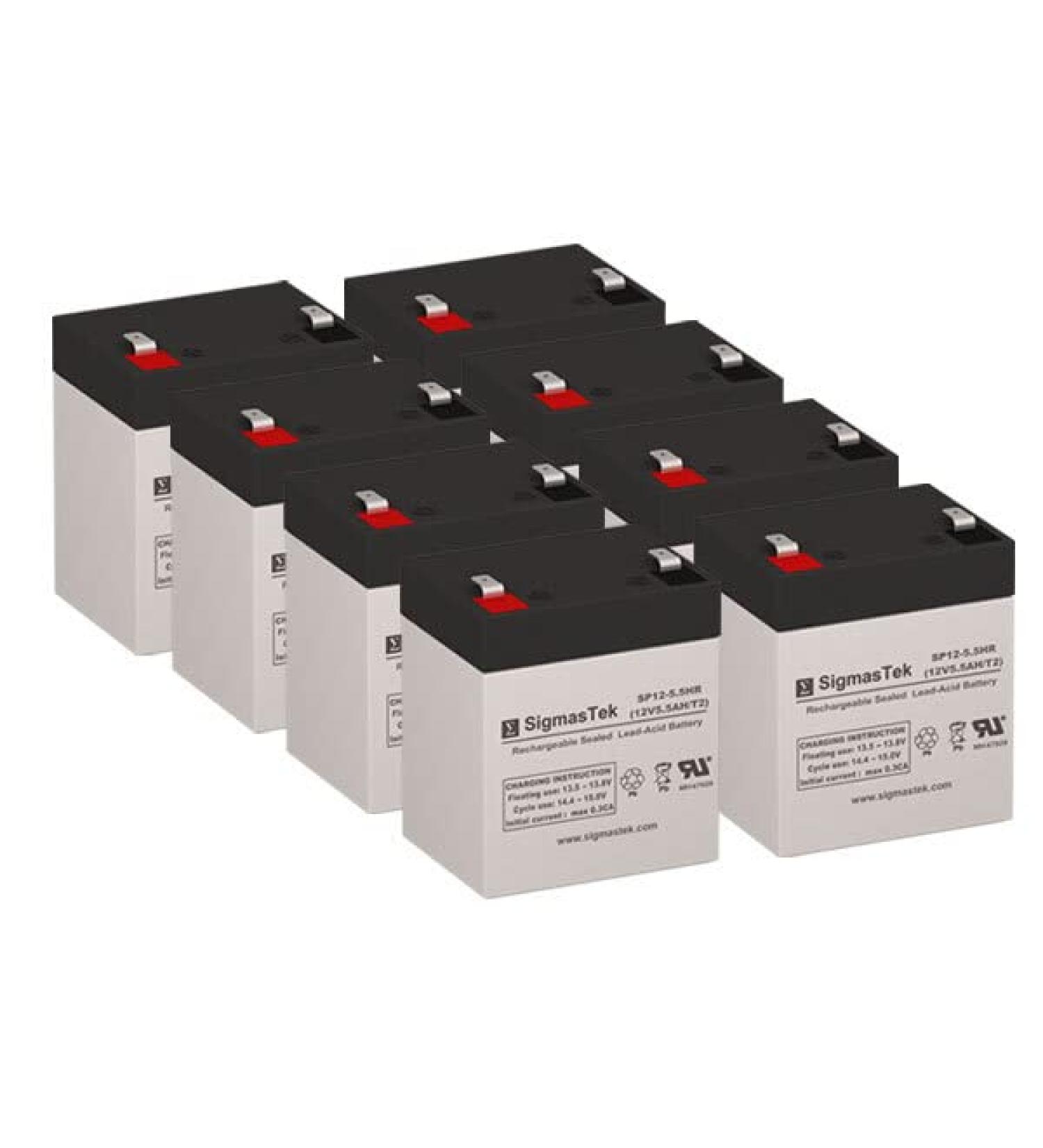 APC RBC43 UPS Compatible Batteries - Set of 8