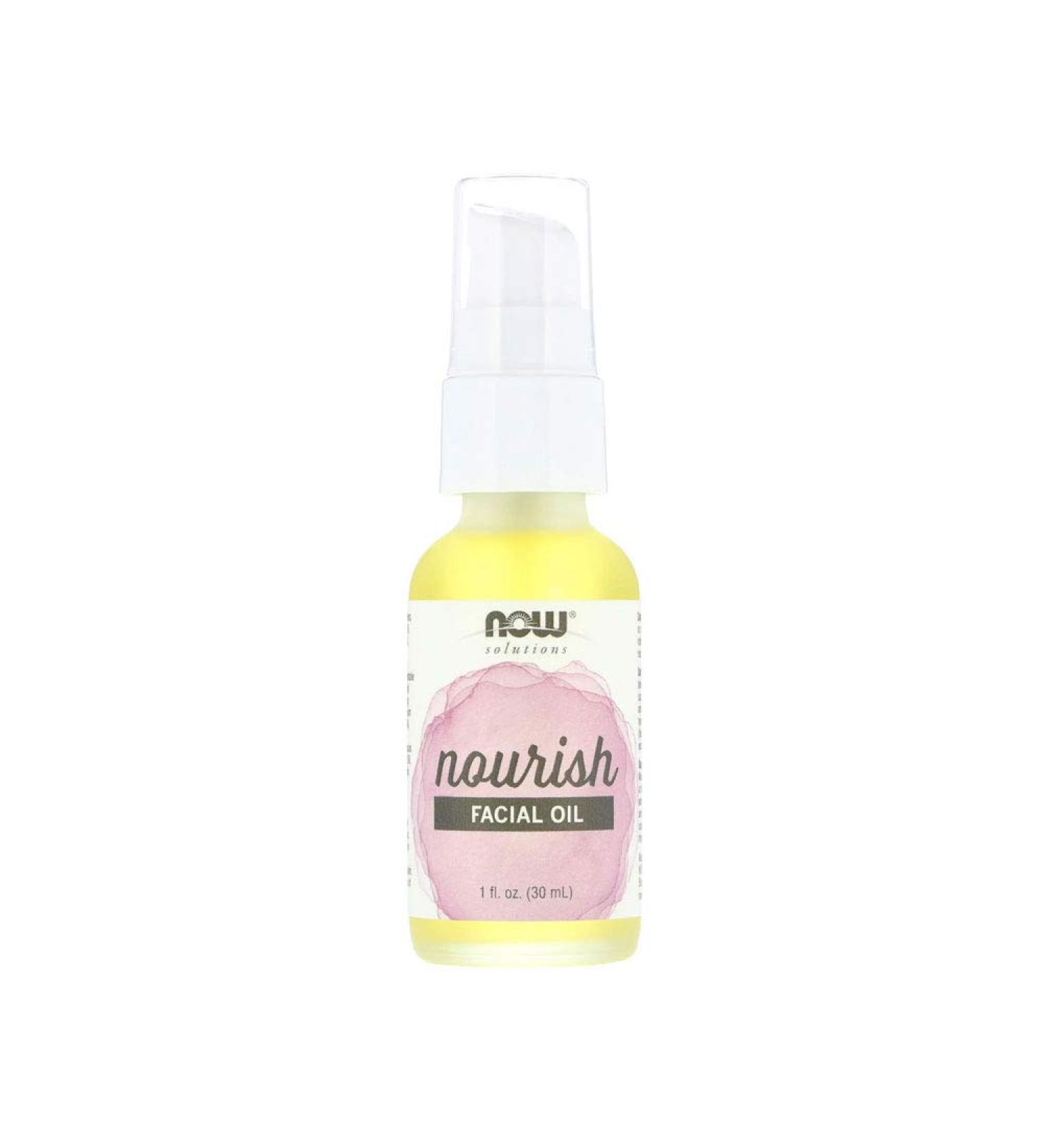 Now Foods Facial Oil Nourish 1 fl oz - Hydrating Skin Care Solution - Buy Online on SooperMarket.com
