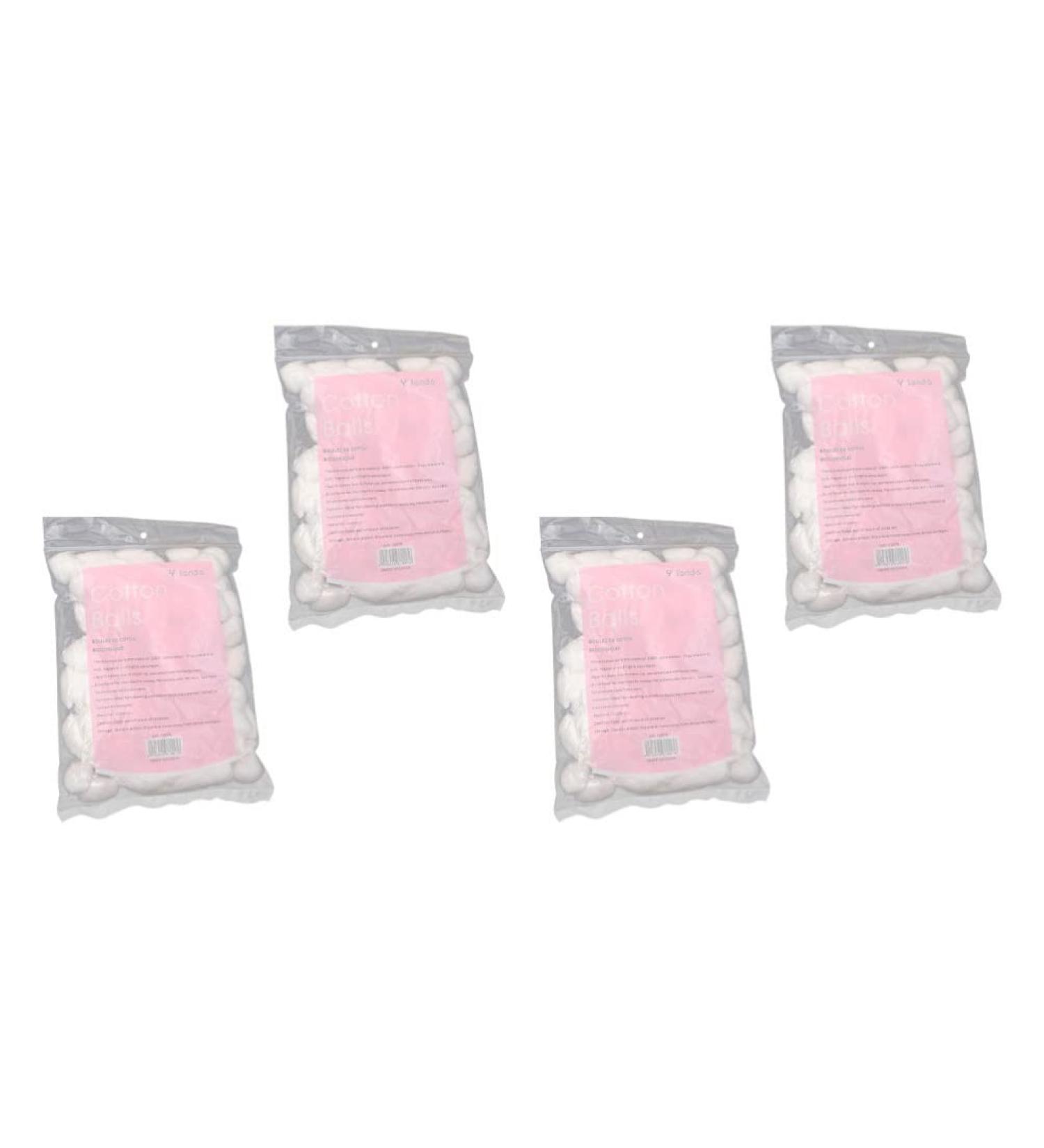 FOMIYES 400Pcs Pure Cotton Balls - Disposable & Absorbent for First Aid, Cleaning Jewelry, Phone, Eyeglass, Camera Lenses & Screens - Buy Online on SooperMarket.com