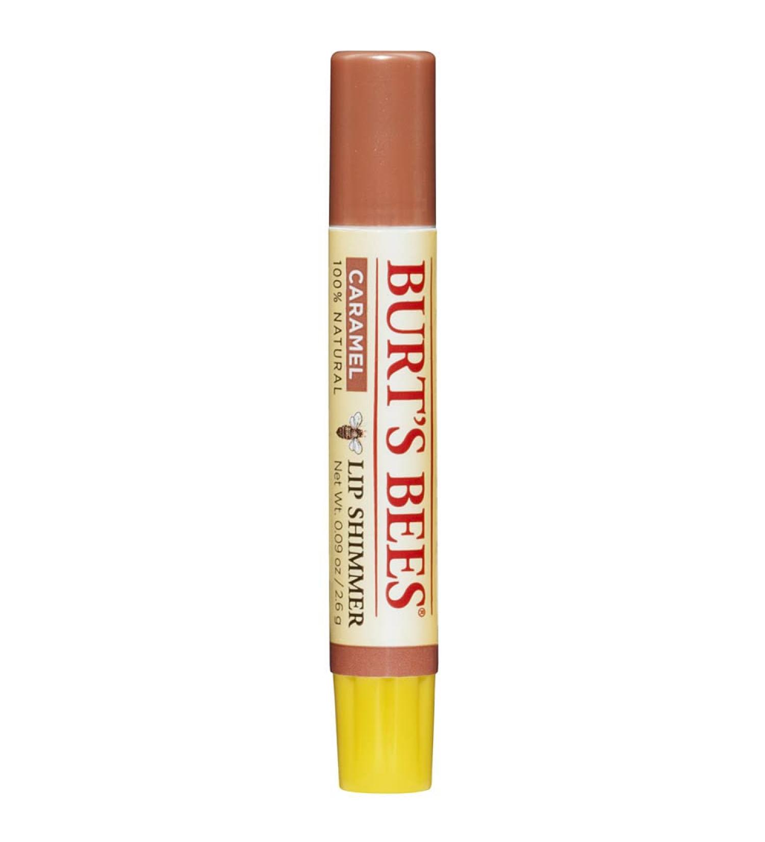 Burt's Bees Lip Shimmer Caramel 0.09oz - Natural Moisturizing Lip Balm - Pack of 1 - Buy Online on SooperMarket.com