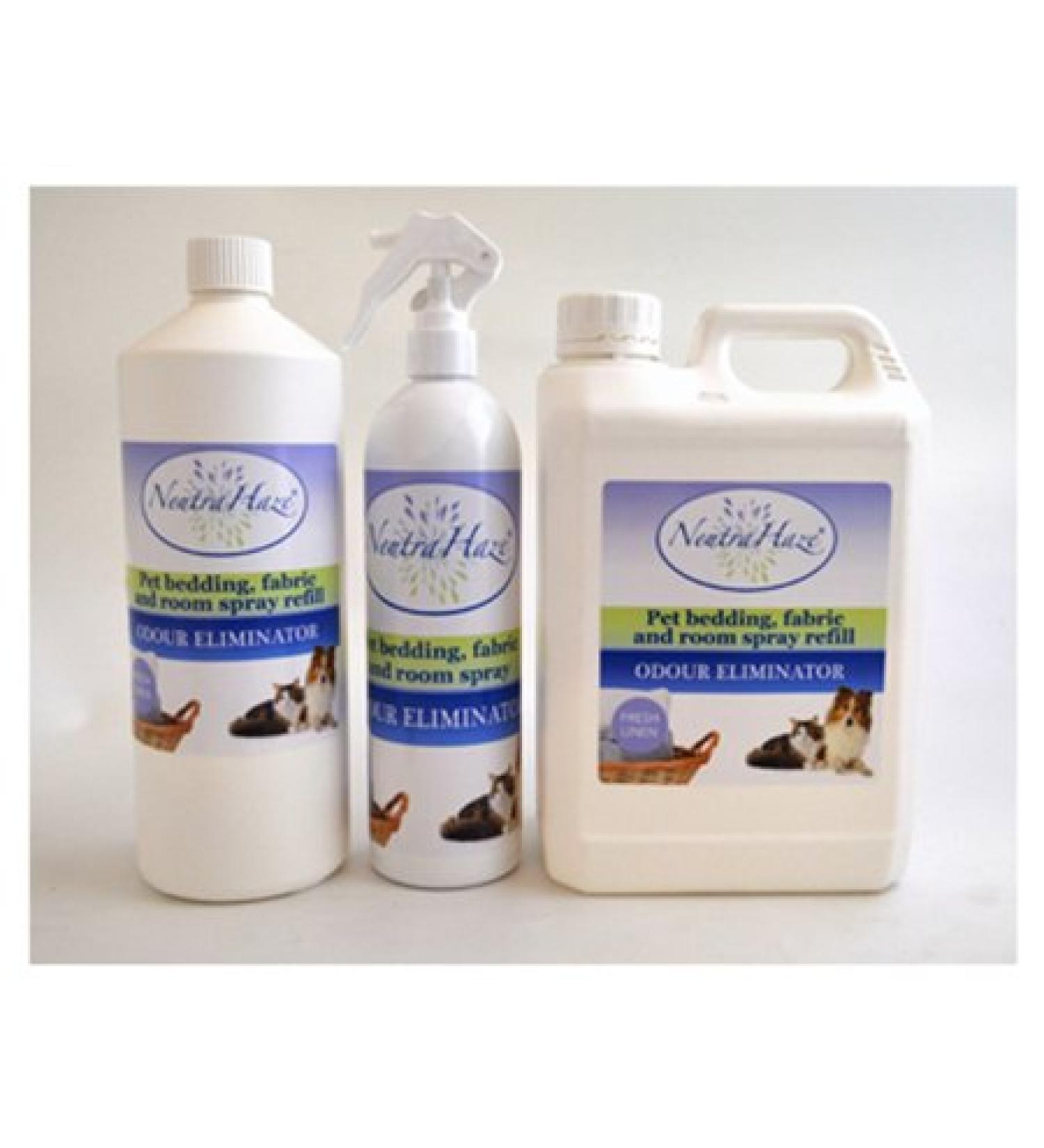 Neutra Haze Pet Bed Fabric and Room Spray - Neutra Haze - The science of odour control - Extremely Powerful Odour Control (500ml With Spray Bottle) 500 ml (Pack of 1)