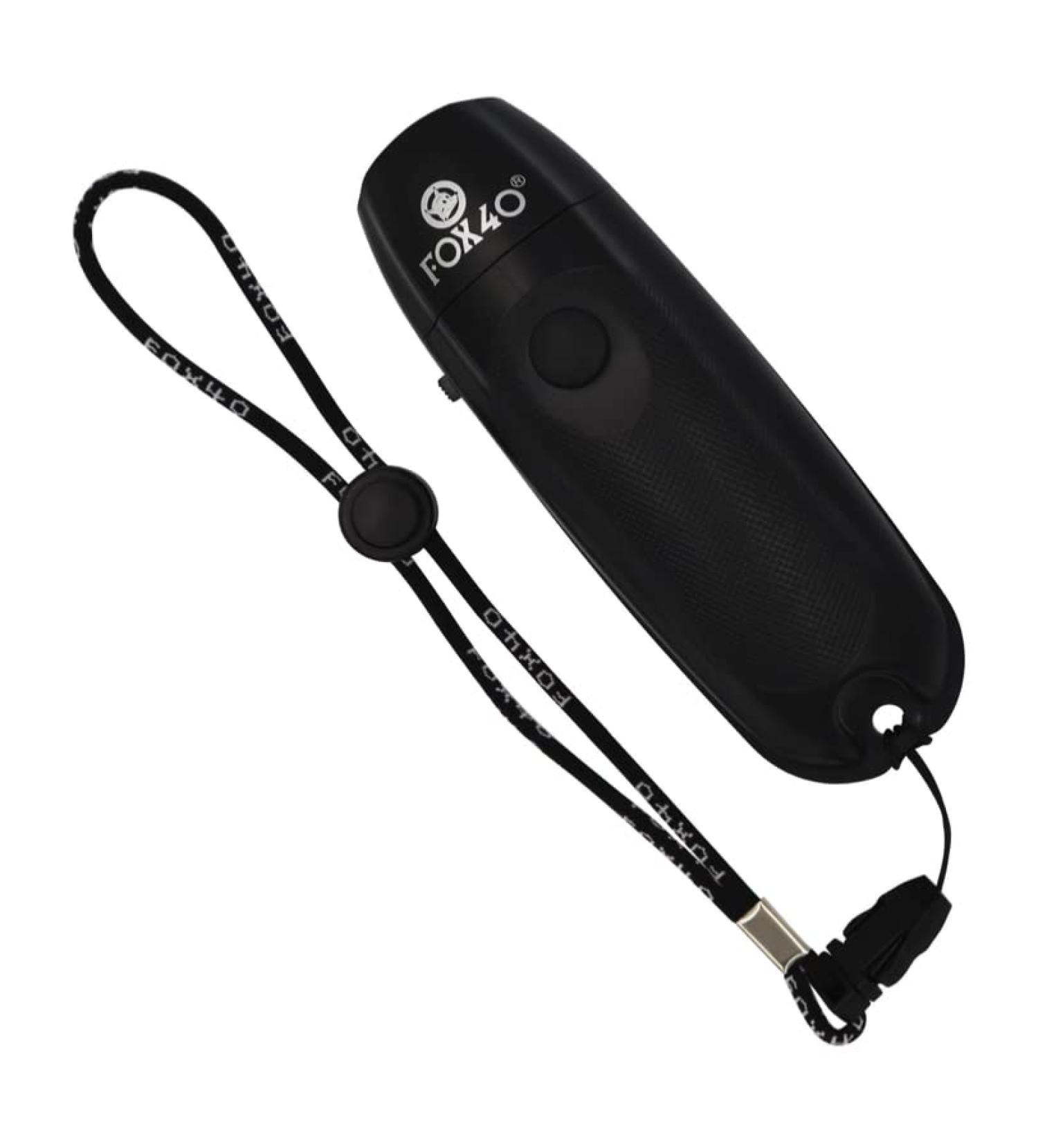 Fox 40 Electronic Whistle Black - Loud and Portable Sports Whistle - Buy Online on SooperMarket.com