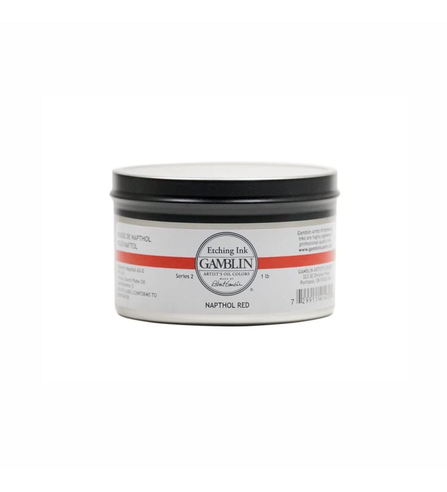 Gamblin Etching Ink - Napthol Red 1LB