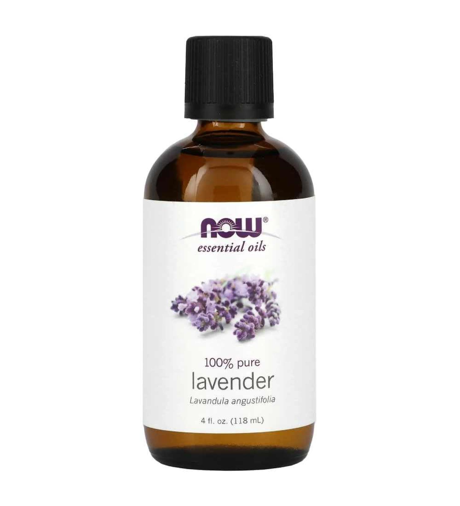 Now Foods Lavender Oil (Lavandula angustifolia)118mL - Buy Online on SooperMarket.com