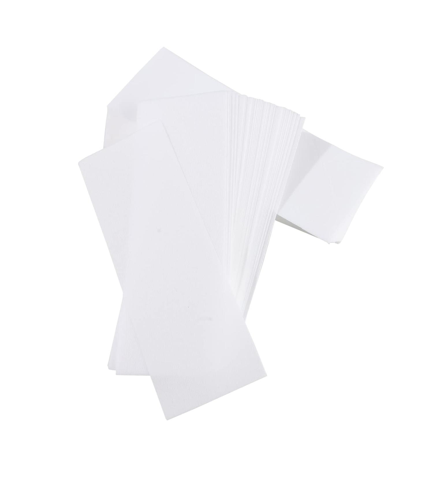 100 Sheet Depilatory Paper Strips - Professional Disposable Hair Removal Tool - Buy Online on SooperMarket.com