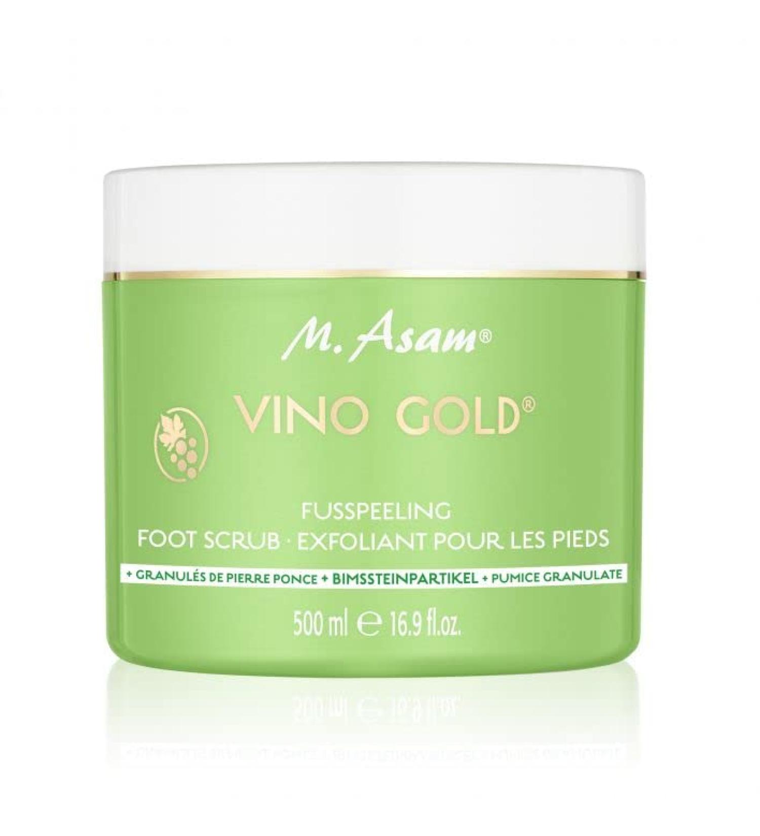 Buy M. Asam Vino Gold Foot Peeling 500ml - Natural Pumice Stone Scrub for Cracked Heels & Tired Feet - International Shipping Available - Buy Online on SooperMarket.com