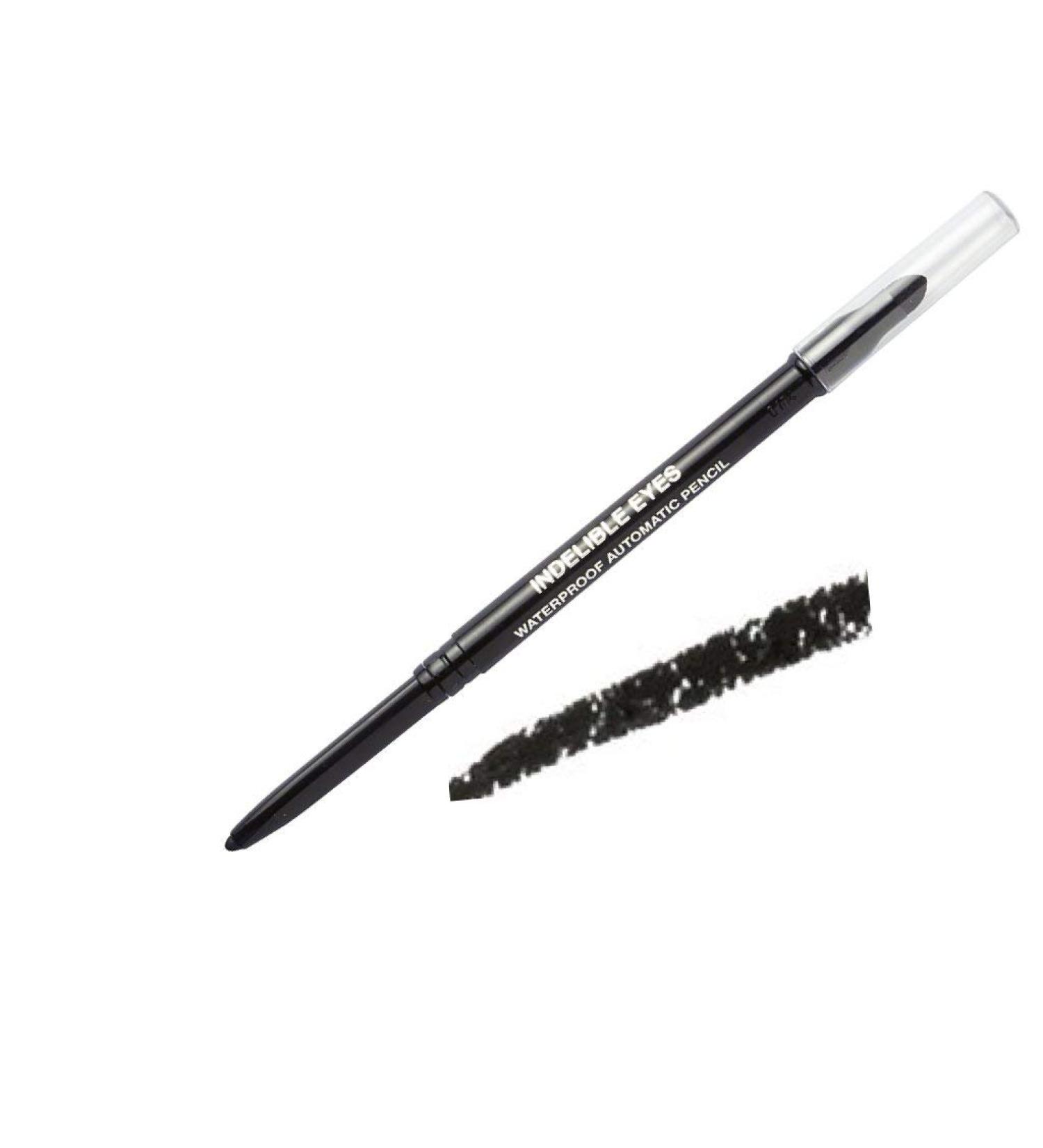 Jacqueline Kalab Indelible Eyes Smooth Waterproof Gel Eyeliner - PITCH BLACK - Smudge Proof, Long Lasting, Ultra Smooth, Easy Application, Blender Tip, Longwear Formula - Twist Out, No Sharpener Needed - Buy Online on SooperMarket.com