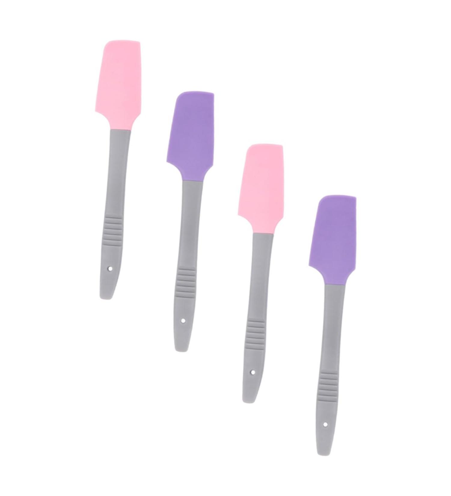 Shop 4-Pack Silicone Wax Makeup Spatulas | Ideal for Face Application | International Shipping Available - Buy Online on SooperMarket.com