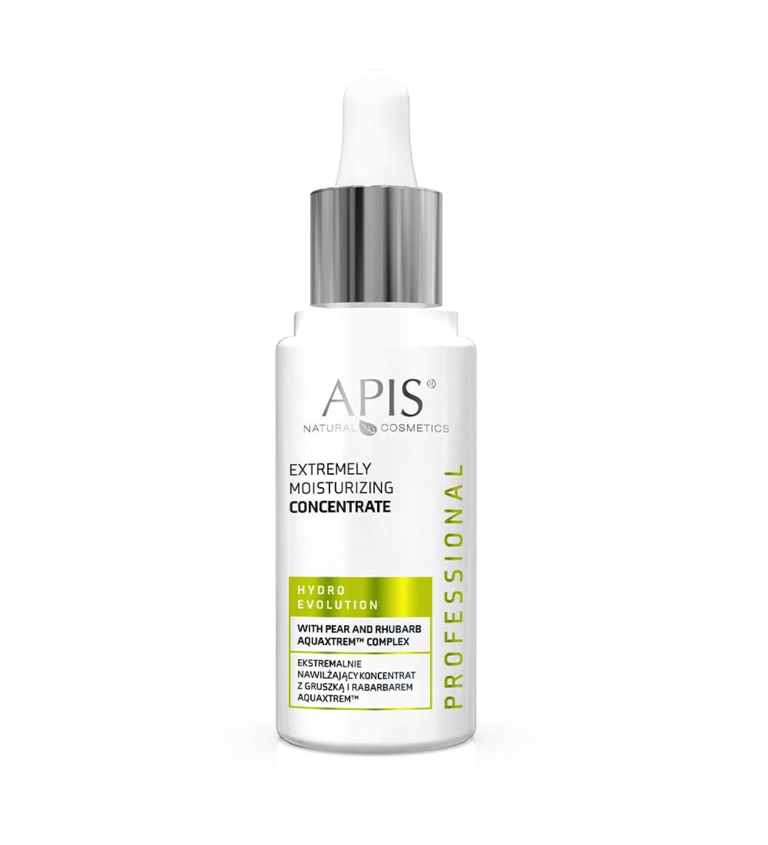 Apis Professional Hydro Evolution Extremely Moisturizing Concentrate with Pear and Rhubarb AQUAXTREM 30ml - Buy Online on SooperMarket.com