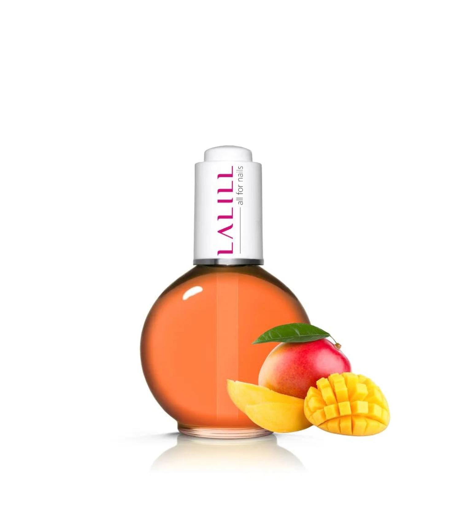 Lalill Nail & Cuticle Oil 75ml - Vegan Mango Nail Care Oil for Healthy Nails & Cuticles - Manicure Essential with Pipette - Buy Online on SooperMarket.com