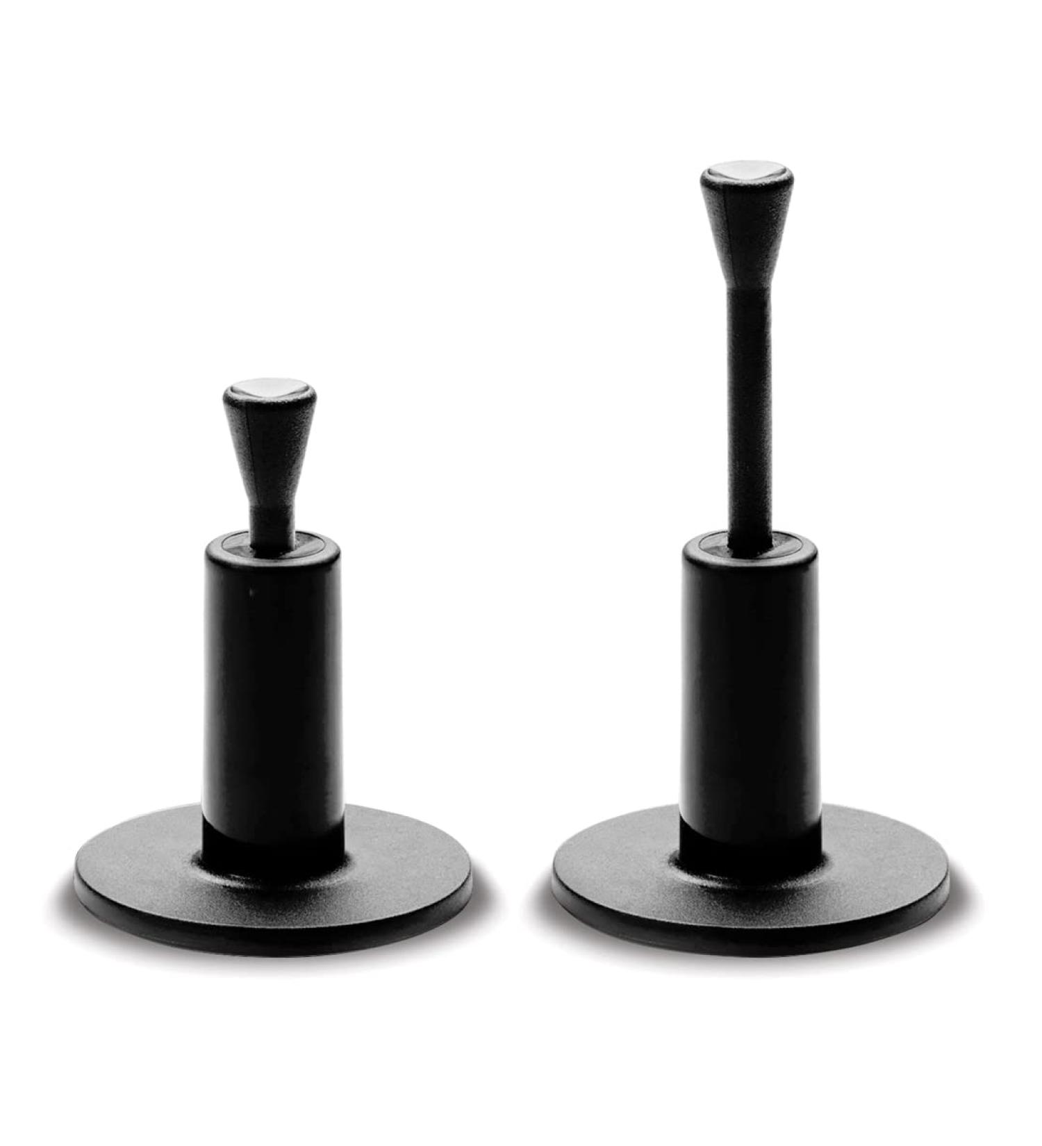 Fiberbuilt Adjustable Golf Tee - Premium Driving Range Mat Tees for Practice Net or Simulator - 2 Pack Black - Buy Online on SooperMarket.com